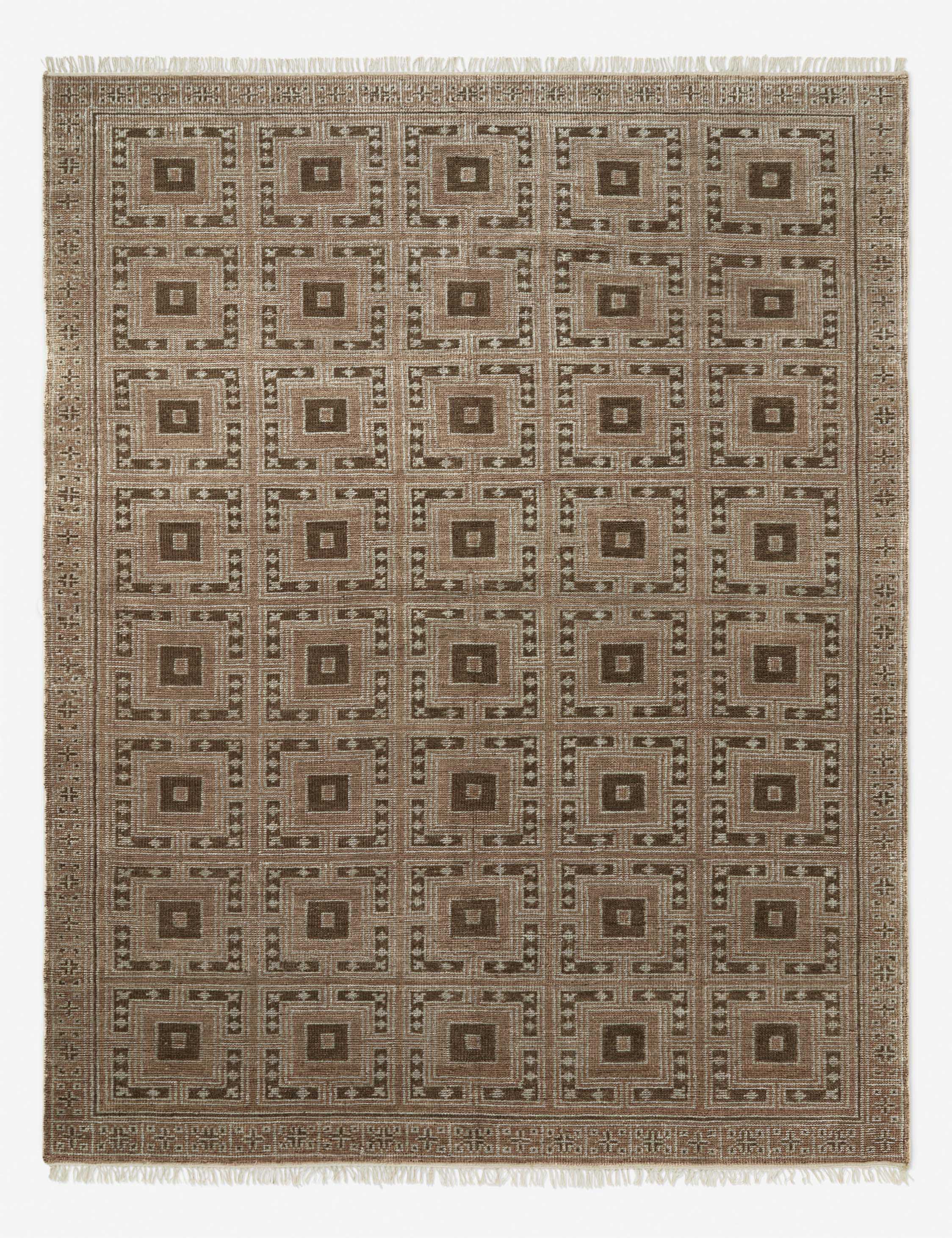 Hand-Knotted Wool Rug by Delina – Premium Handmade Area Rug for Living Room, Bedroom & Dining Room – Soft & Durable Home Decor