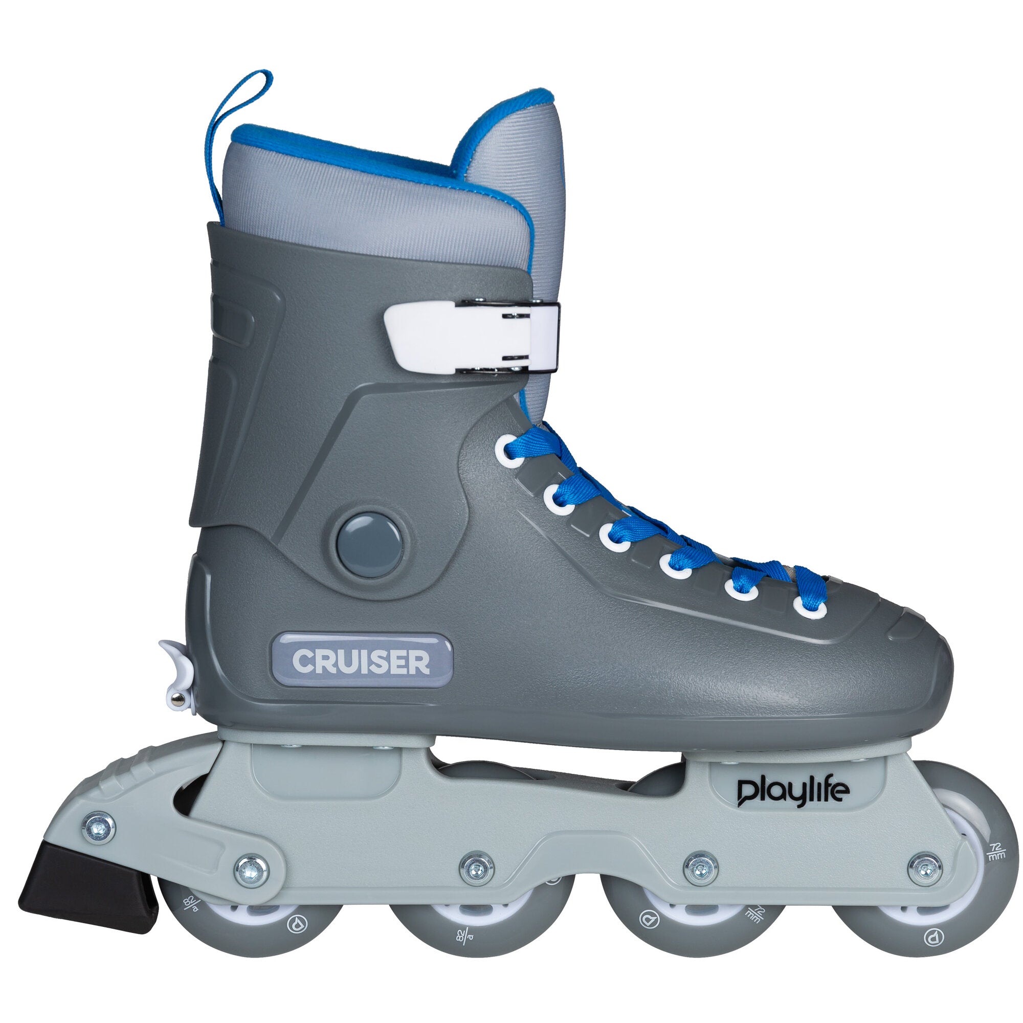 Men's Classic Grey Adjustable Waist Cruiser Skateboard - Perfect for Commuting, Campus Riding & Street Skating