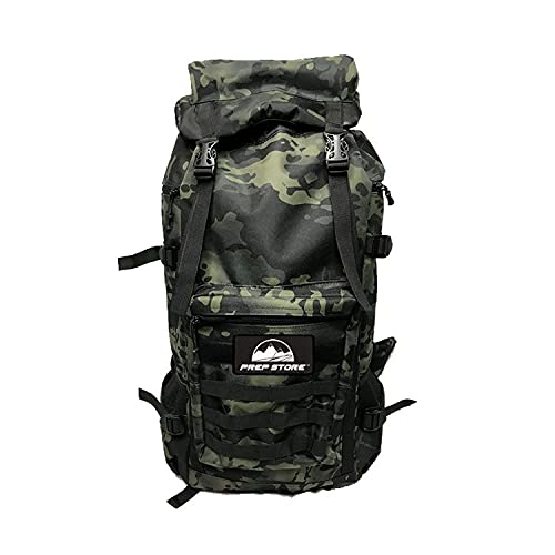 65L Emergency Survival Backpack - Hurricane & Bugout Bag - Prep Store Survival Kit for Outdoor Camping, Hiking & Disaster Preparedness (Bag Only)