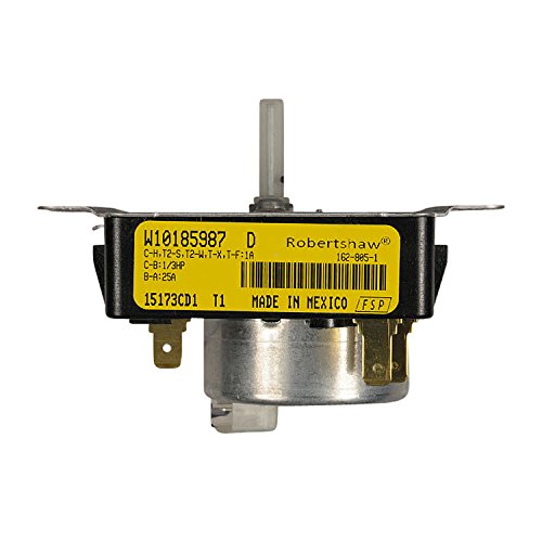 Durable Dryer Timer W11043385 - Compatible with W10185987, 1481705, AH2348531, EA2348531 - Perfect for Whirlpool, Maytag & Kenmore Dryer Repairs