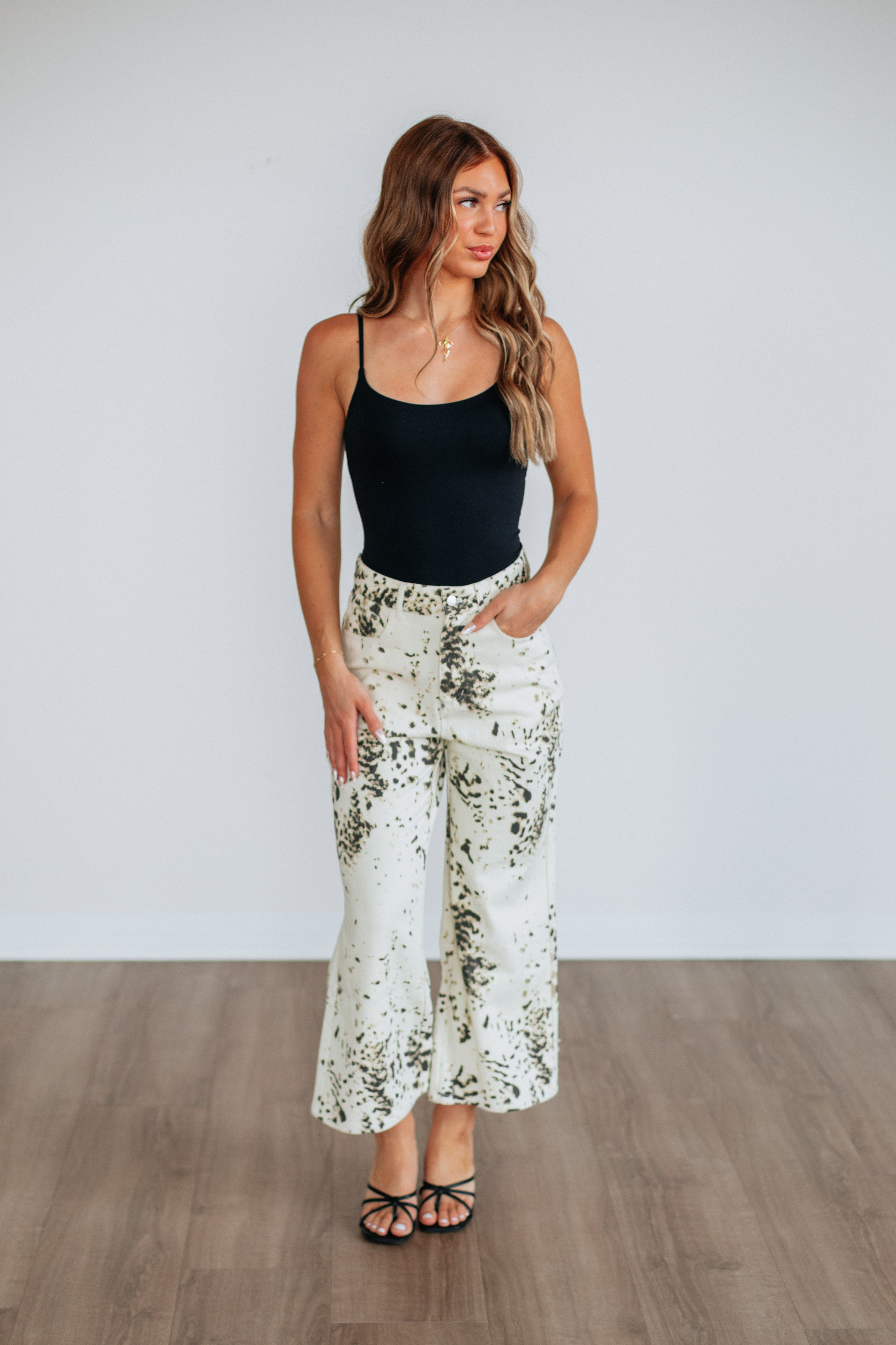 Ruxton Women's High Waist Wide Leg Pants - Comfortable Stretchy Lounge Pants for Work, Yoga & Casual Wear