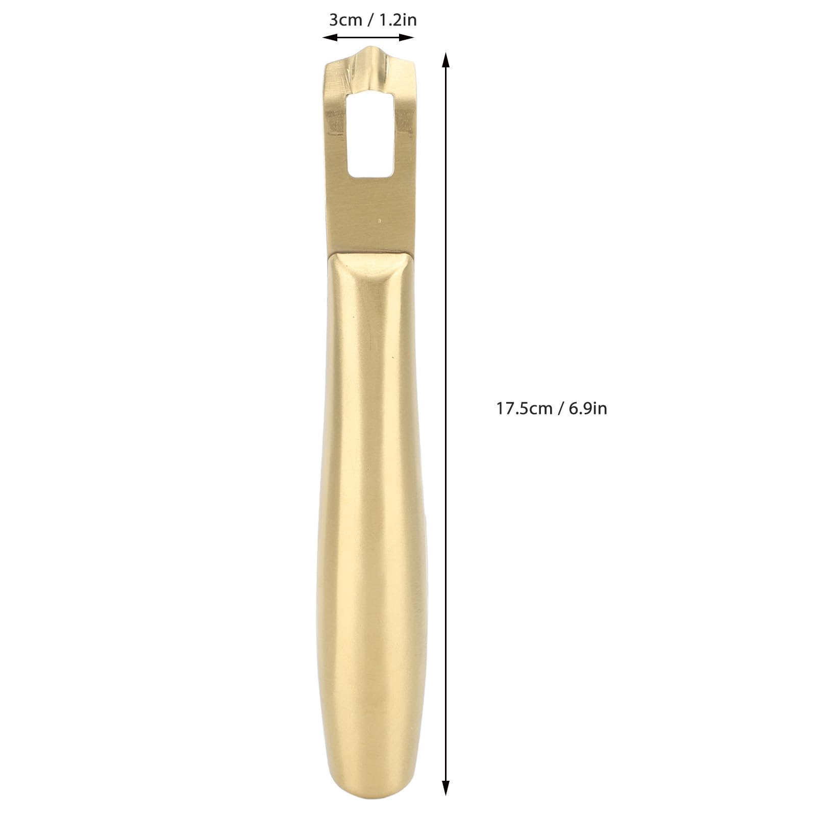 Premium Stainless Steel Lemon Peeler & Citrus Zester - Kitchen Gadget for Peeling Lemons, Oranges, Potatoes & Carrots - Gold Cocktail Tool for Bartending & Cooking