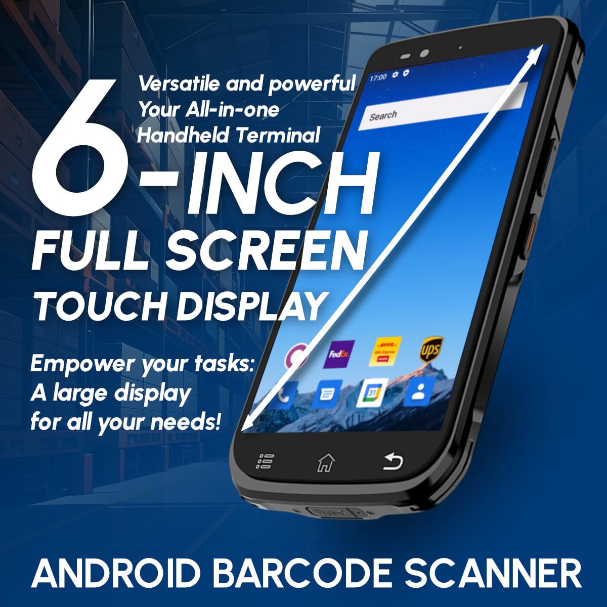 Android 12 Barcode Scanner - 4+64GB 1D/2D/QR Zebra SE4710 4G Wireless Mobile Computer PDA N77 | Warehouse, Logistics & Retail Inventory Management