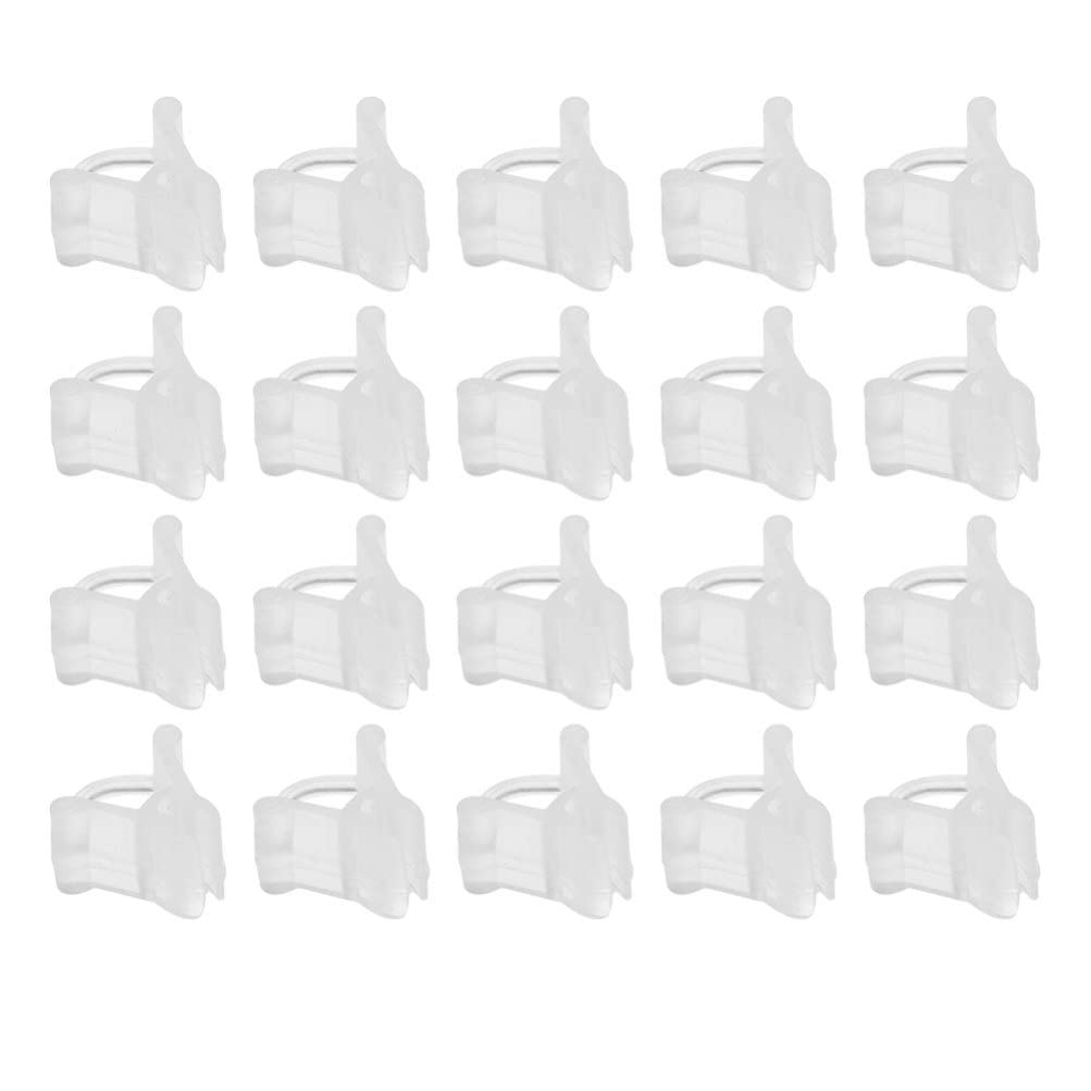 150 Pcs Mini Plastic Plant Grafting Clips for Fruits, Vegetables, Tomatoes - Garden Flower Support Clips, Plant Straightening Tools for Gardening, Greenhouse & Indoor Plants