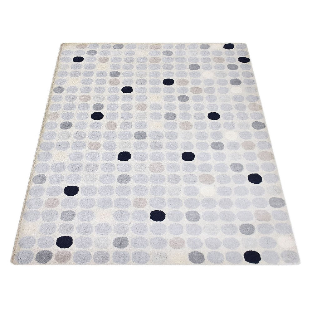 Harare Hand Tufted Rug - Soft Modern Wool Area Rug for Living Room, Bedroom, Dining Room - Non-Slip Durable Home Decor Carpet