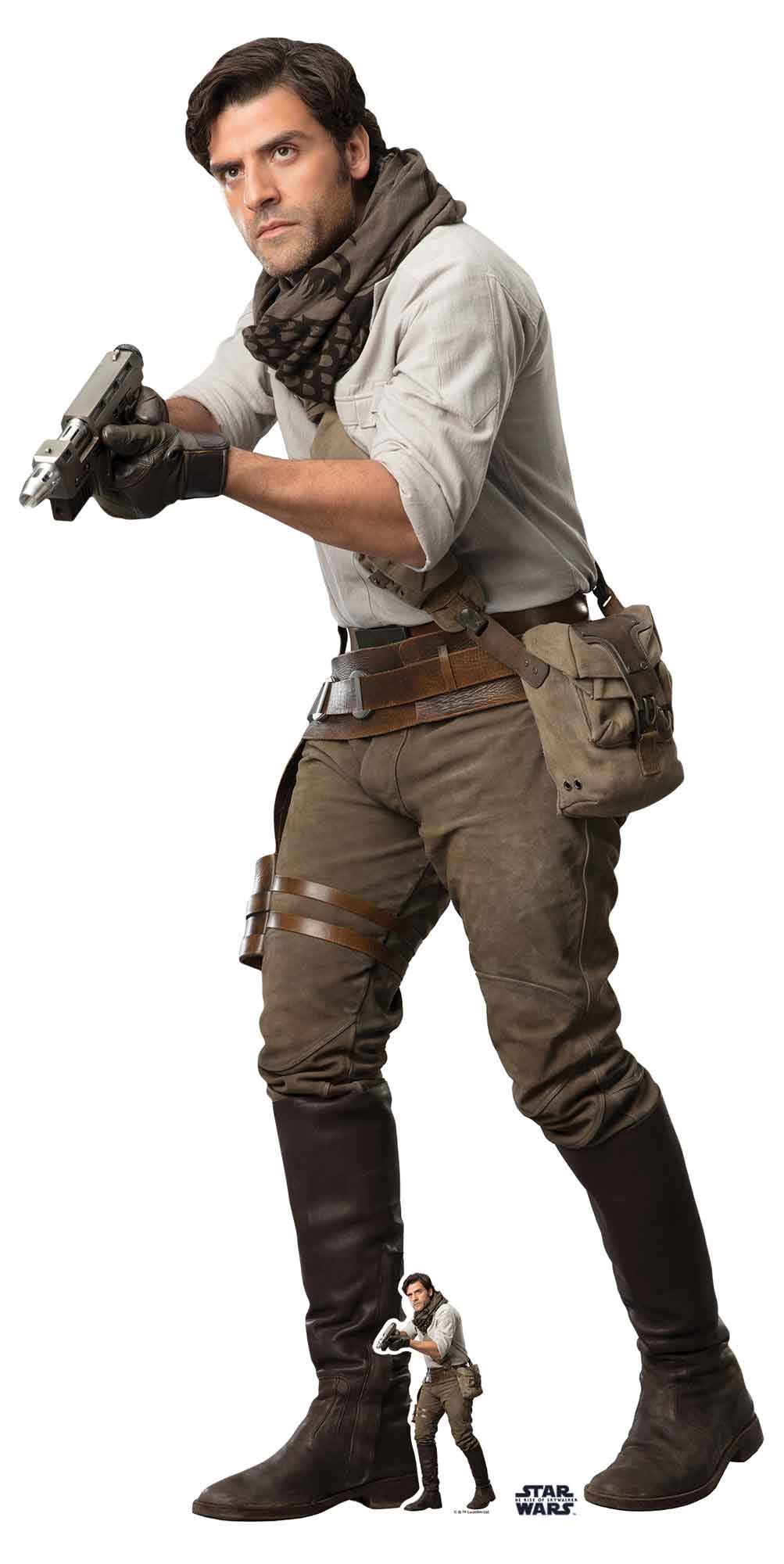 Star Wars Poe Dameron Cutout SC1434 - 171cm Life-Size Standee for The Rise of Skywalker | Perfect for Movie Themed Parties, Birthday Decorations, Cosplay Events, Wedding Backdrops & Collector Displays