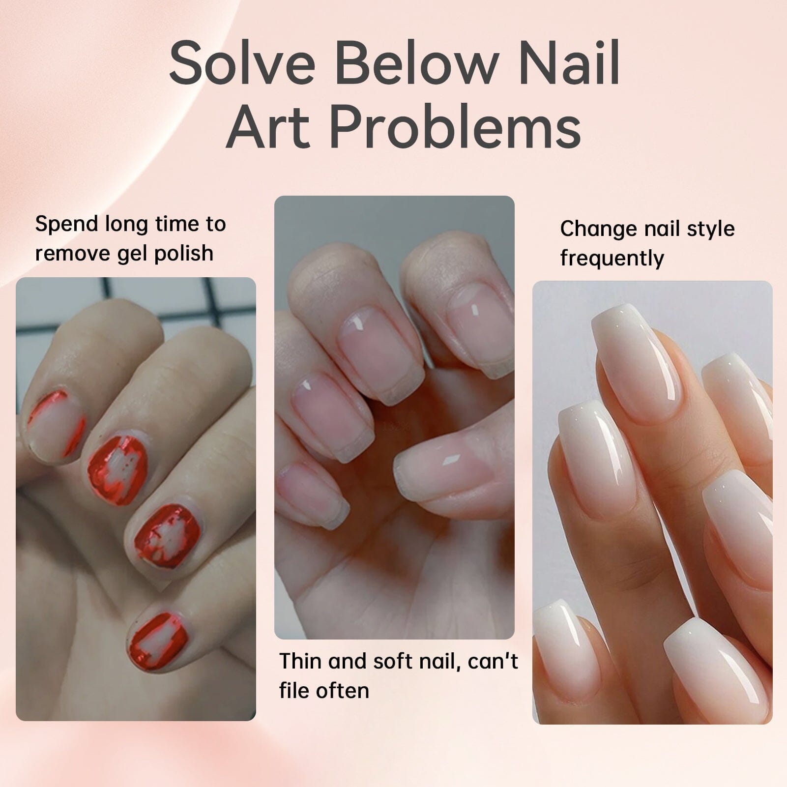 Peelable Base Gel 15ml - Long-Lasting Nail Polish Base Coat for Gel Manicures | Perfect for Home & Salon Nail Art, DIY Gel Nails