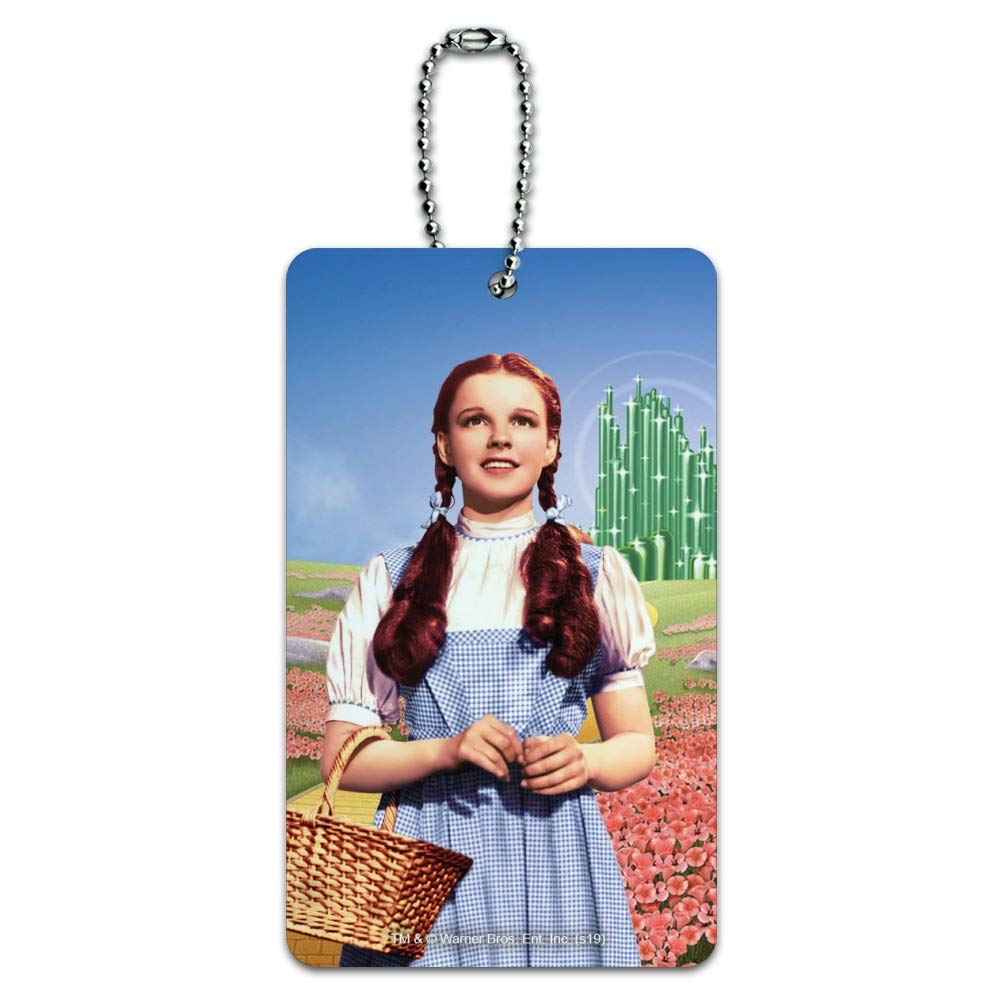 Wizard of Oz Dorothy Character Luggage Tag - Personalized Suitcase ID Tag for Travel Bags - Perfect for Carry-Ons, Checked Luggage & Backpacks | Official Wizard of Oz Collectible