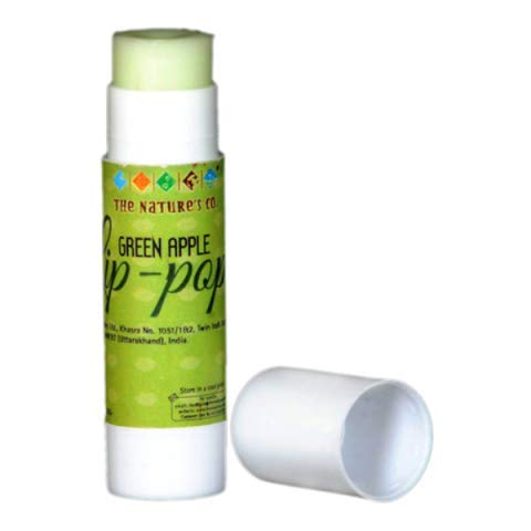 Organic Green Apple Lip Balm - 100% Natural, Vegan & Cruelty-Free Lip Care (5ml) | Hydrating & Nourishing for Dry Lips - Perfect for Daily Use, Outdoor Activities & Travel