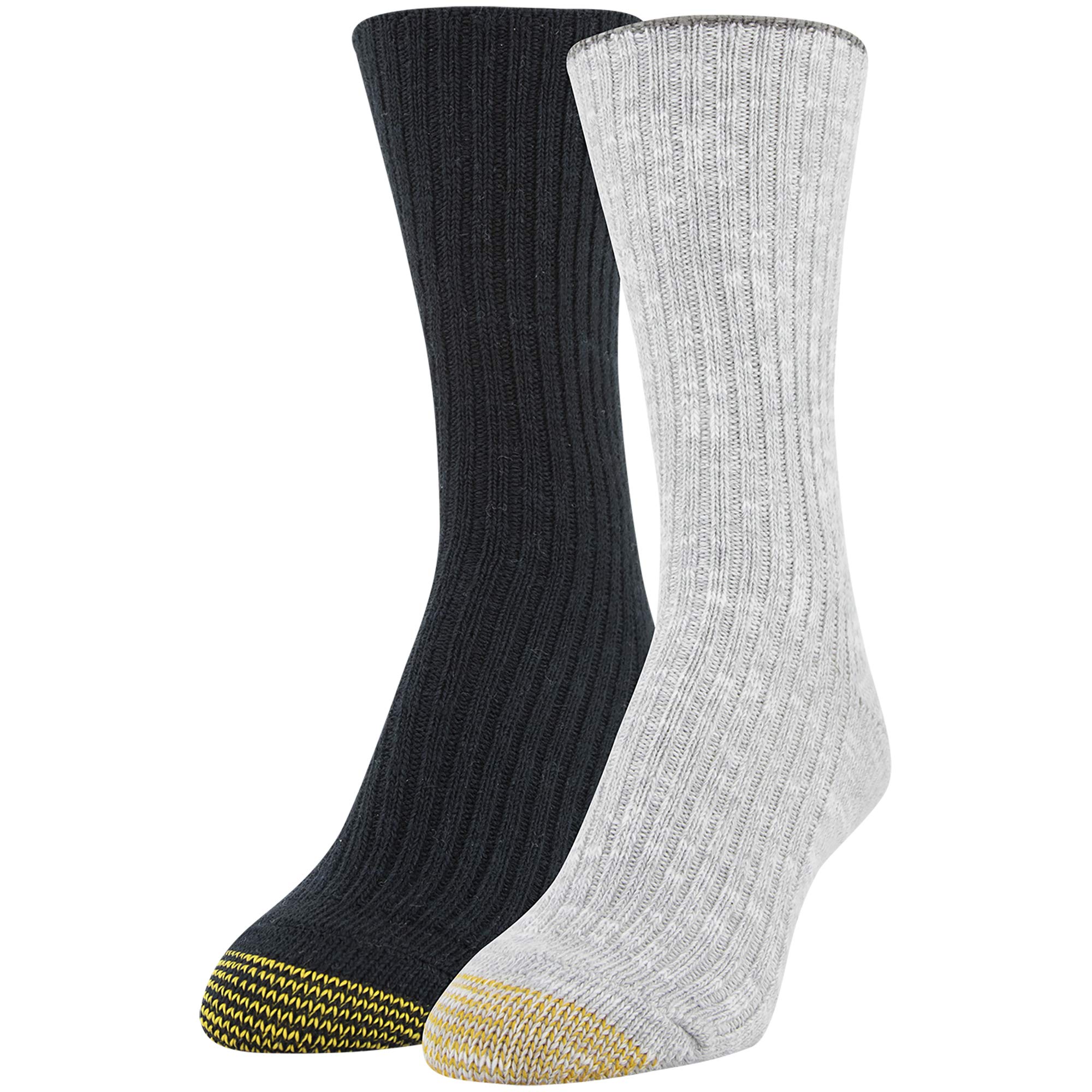 GOLDTOE Women's Camp Crew Socks - Comfortable Cotton Hiking Socks for Outdoor Adventures, Travel & Everyday Wear