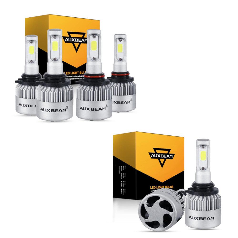 2004-2005 Mazda Miata 9005+9006 LED Headlight Bulbs Combo - High/Low Beam S2 Series COB 360° 16,000LM - Bright White Light for Night Driving & Enhanced Visibility