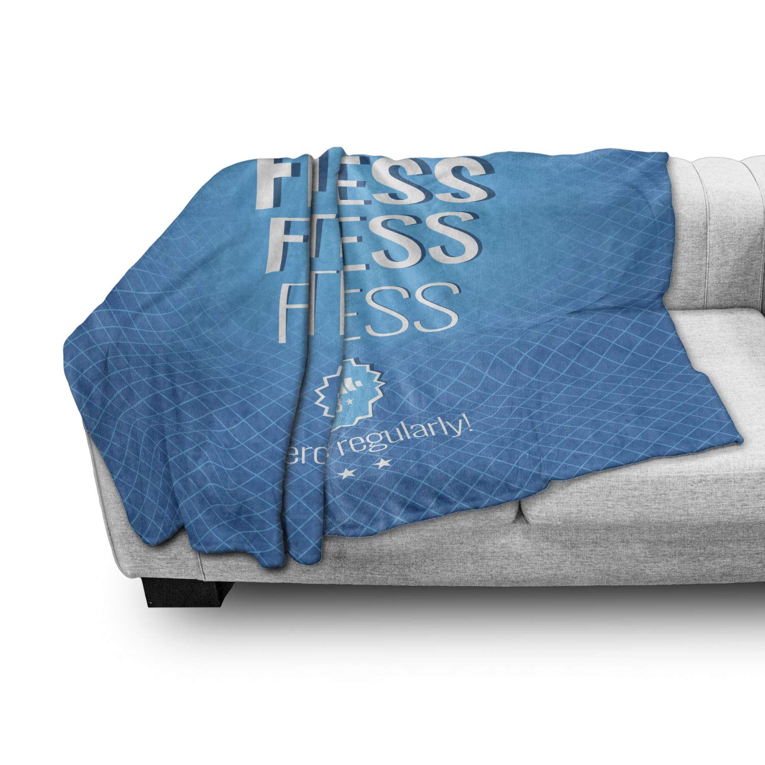 Ambesonne Motivational Fitness Throw Blanket - 70