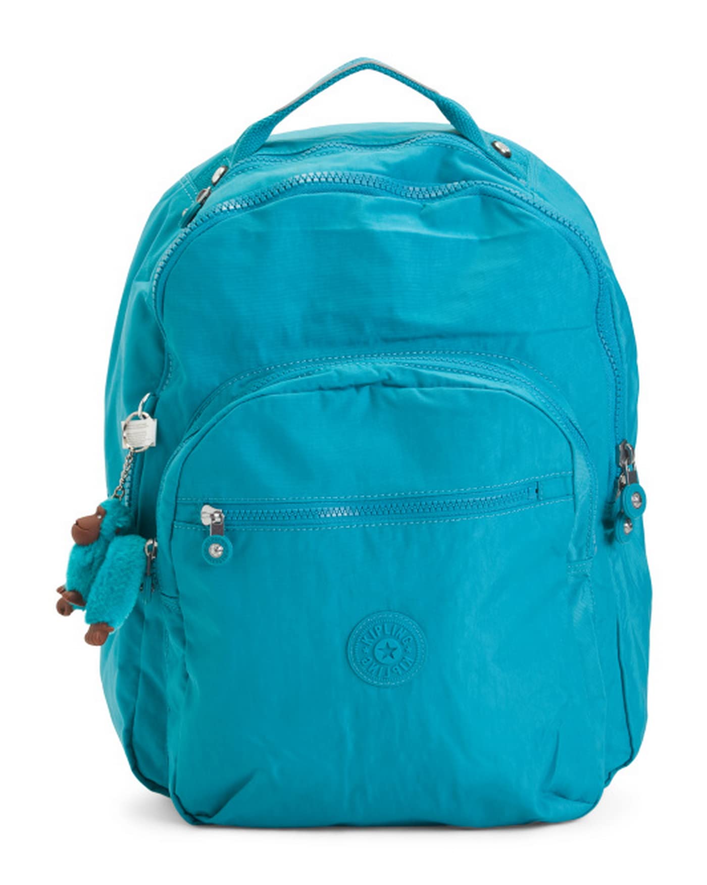 Kipling Seoul L Solid Laptop Backpack for Women & Men - Lightweight Water-Resistant 15.6 Inch Computer Bag - Bright Blue - Perfect for Work, School & Travel