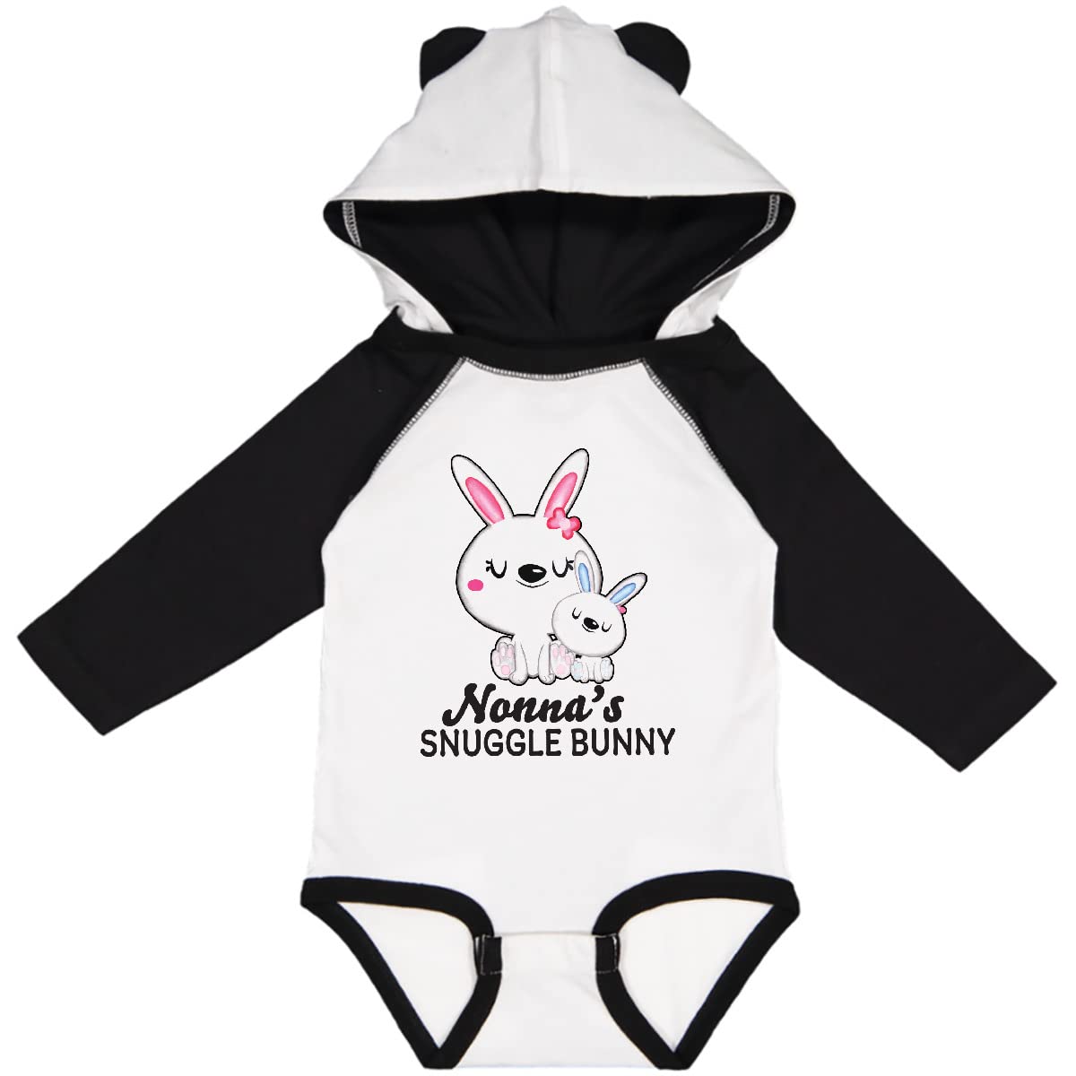 Inktastic Nonna's Snuggle Bunny Easter Baby Long Sleeve Bodysuit - Soft Cotton Creeper for Infants & Toddlers - Perfect for Easter Photos, Family Gatherings & Holiday Outfits