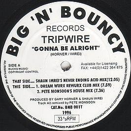 TRIPWIRE - Gonna Be Alright - 12 Inch Vinyl Record - Perfect for Collectors & Music Enthusiasts - Great for Home Listening & DJ Sets