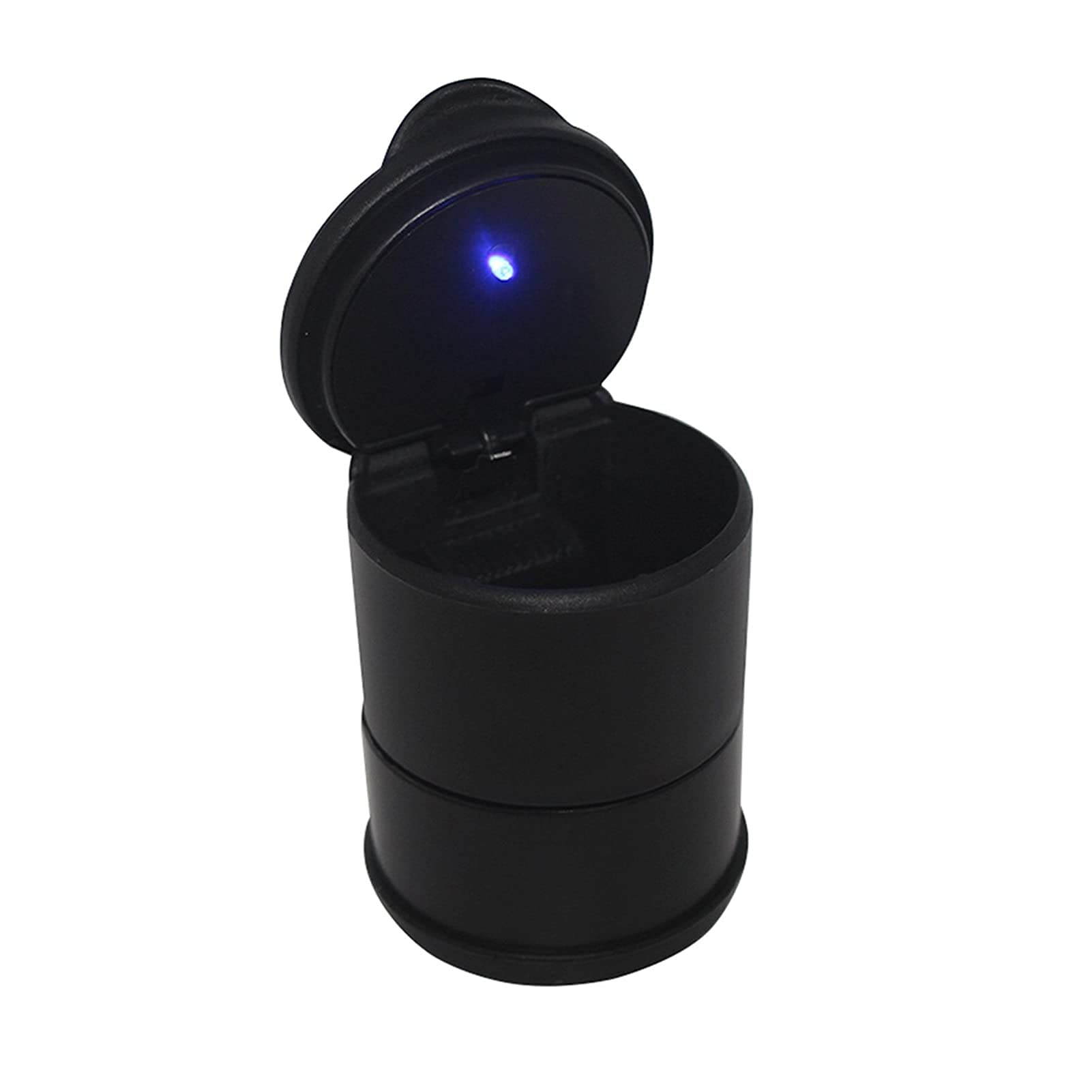 Portable Car Ashtray with LED Light - Detachable Smokeless Cigar Ashtray Cup Holder for Vehicles, Home & Office Use - Fireproof & Odor-Free Design for Travel, Camping and Indoor Smoking Areas