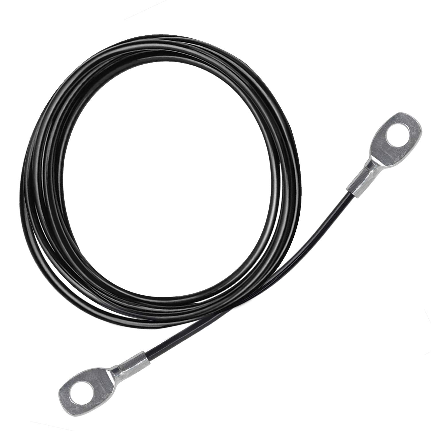 LFJ Replacement Gym Cable with Stopper Ball - Durable Steel Wire Rope for Cable Machine, Home Gym & Weight Lift Pulley System - Perfect for Strength Training, CrossFit, and Home Workouts