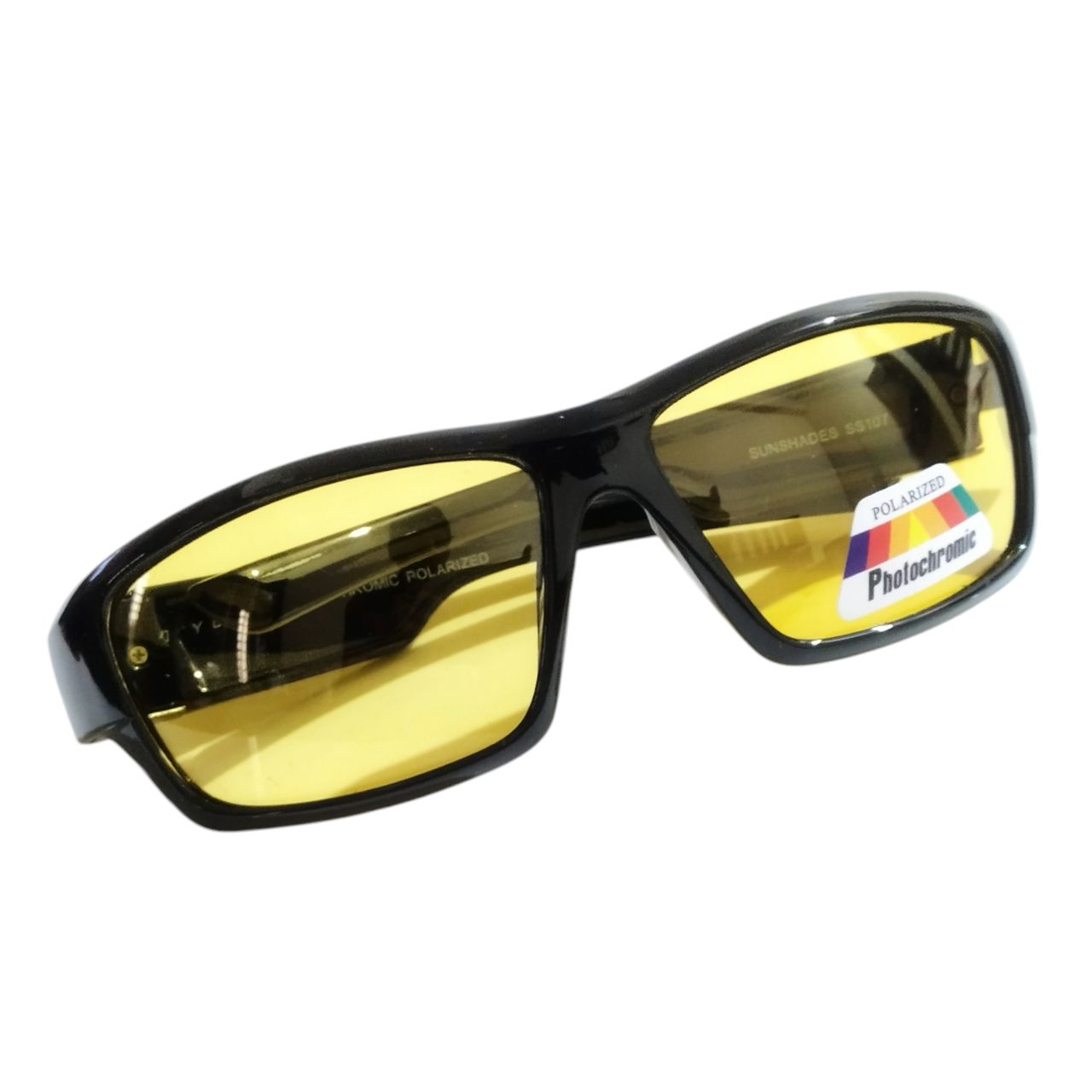 Yellow Polarized Night Vision Driving Sunglasses for Men & Women - Anti-Glare UV Protection for Safe Night Driving, Cycling & Outdoor Sports