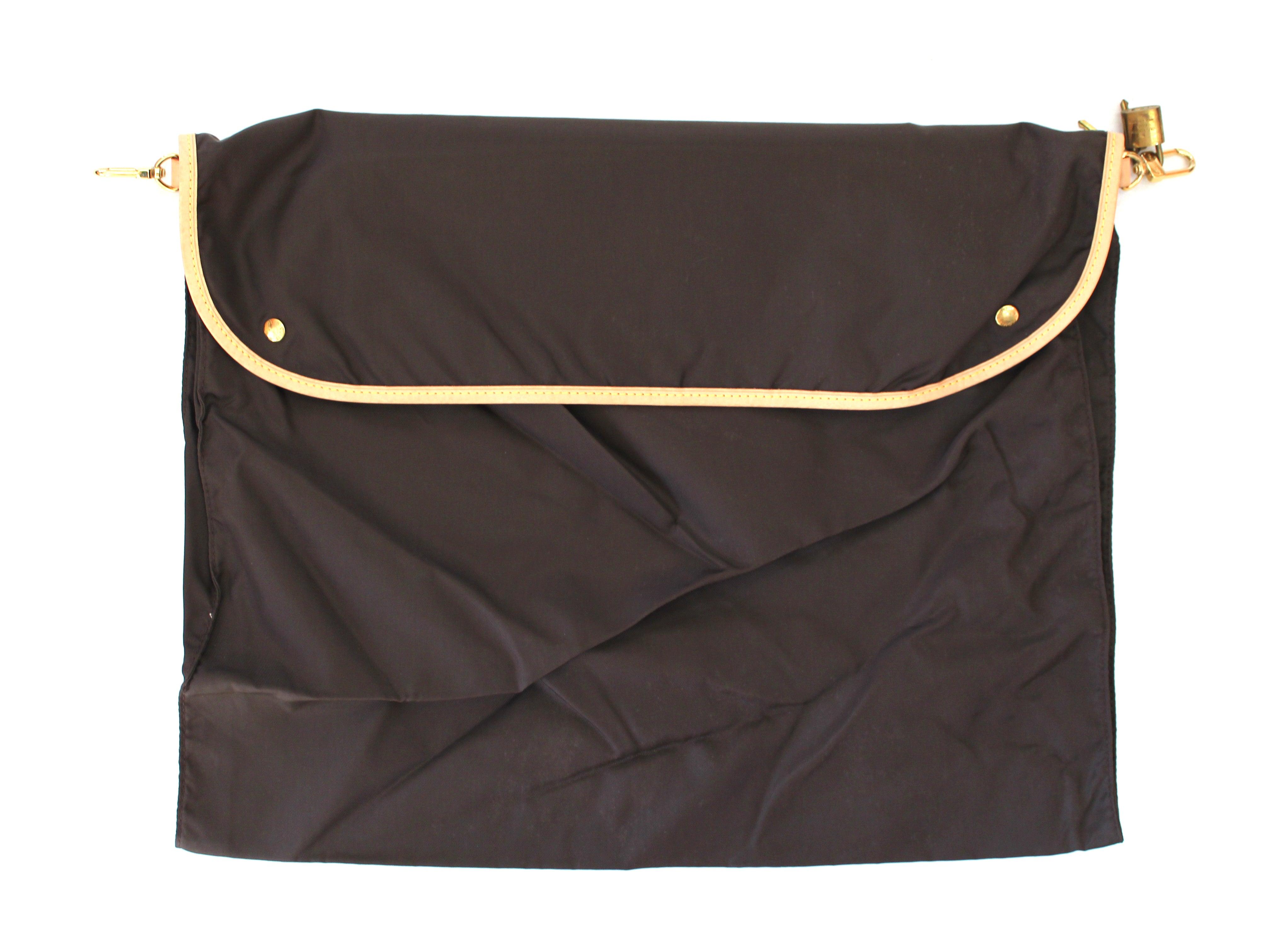 Authentic Louis Vuitton Garment Luggage Bag - Brown Monogram Canvas & Leather Travel Duffle - Perfect for Weekend Getaways, Business Trips & Luxury Vacations