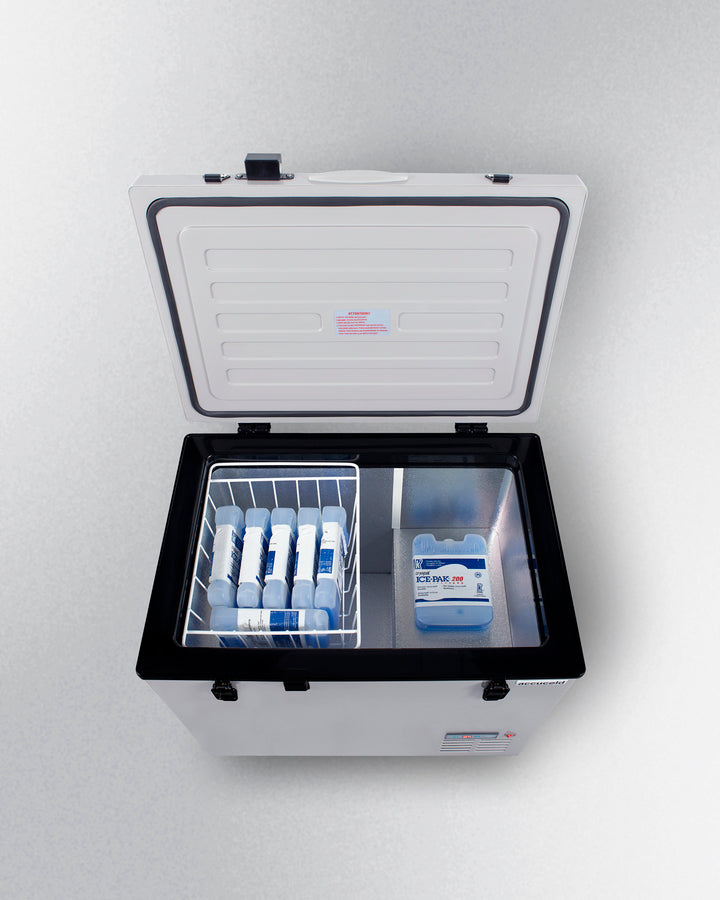 Accucold SPRF86M2 Portable Refrigerator and Freezer with Secure Lock - Perfect for Road Trips, Camping, and Outdoor Adventures