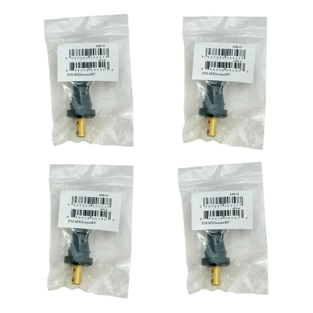 Autel MXSensorRV Rubber Valve Stem Caps (4-Pack) - Heavy Duty Tire Pressure Monitoring for RVs, Trailers & Trucks - Weatherproof & Durable TPMS Accessories