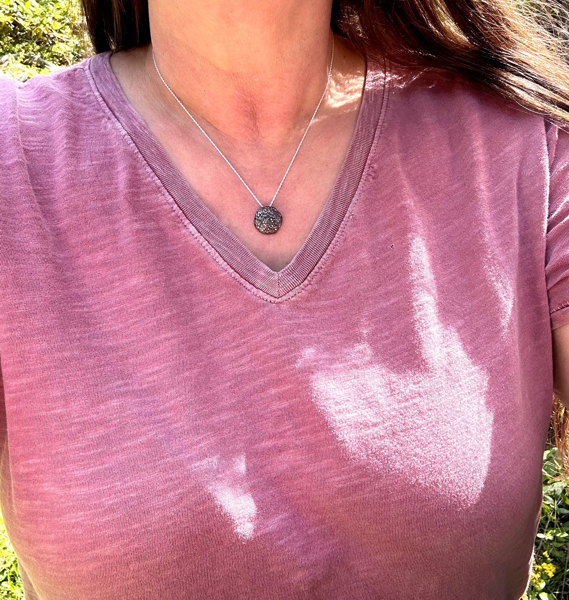 Elegant Full Moon Pendant Necklace - Perfect for Women's Everyday Wear, Gift Giving & Boho Fashion