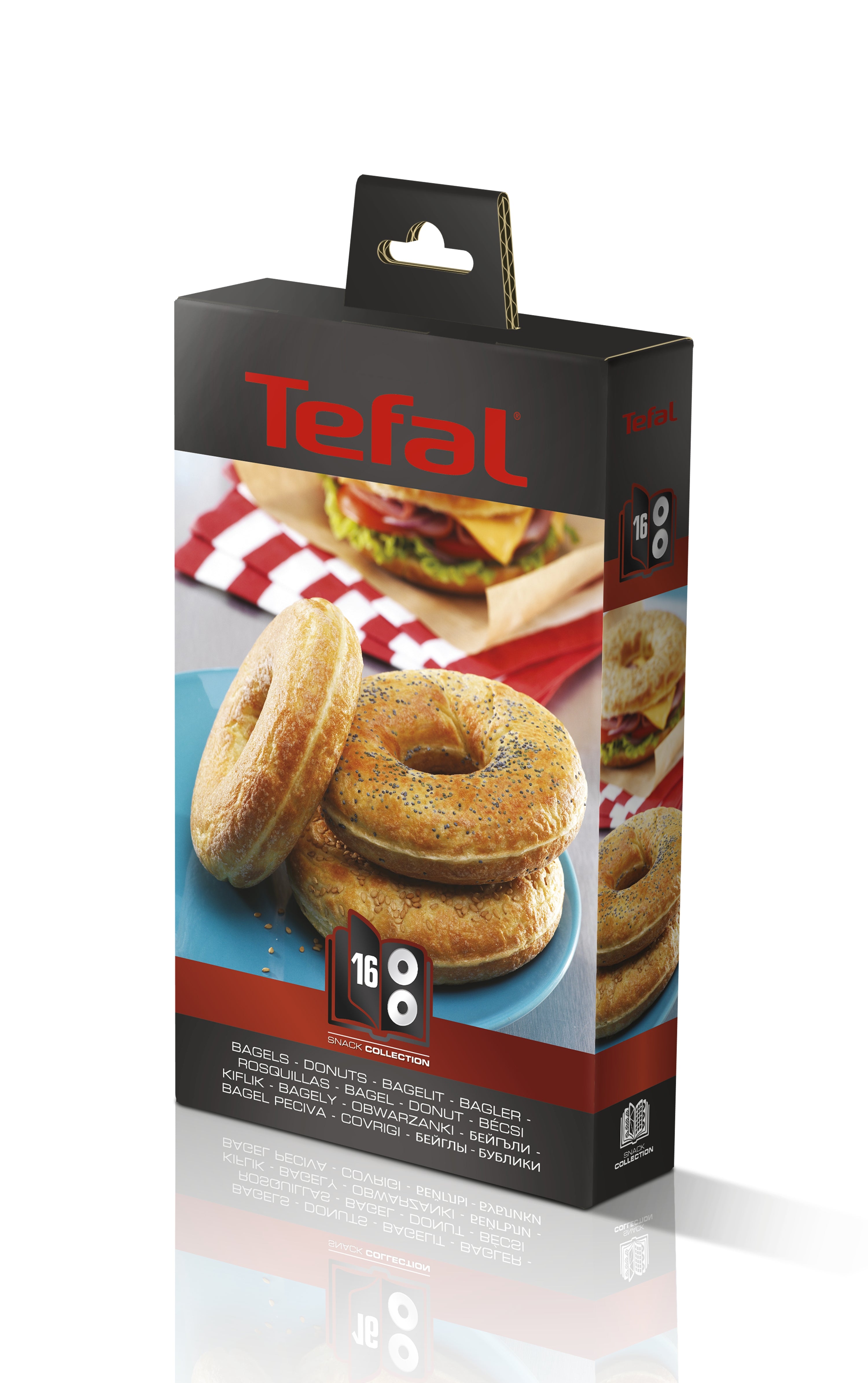 Tefal XA8016 Snack Collection Accessory Plates for Bagels & Small Foods | Perfect for Breakfast, Snacks & Kids Lunch Boxes