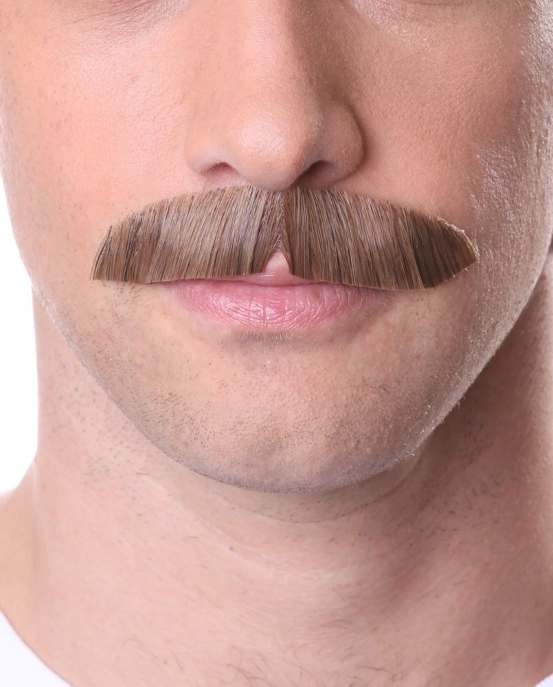 Freddie Mercury Mustache Costume Accessory - Fake Mustache for Halloween, Cosplay & Freddie Mercury Tribute Parties