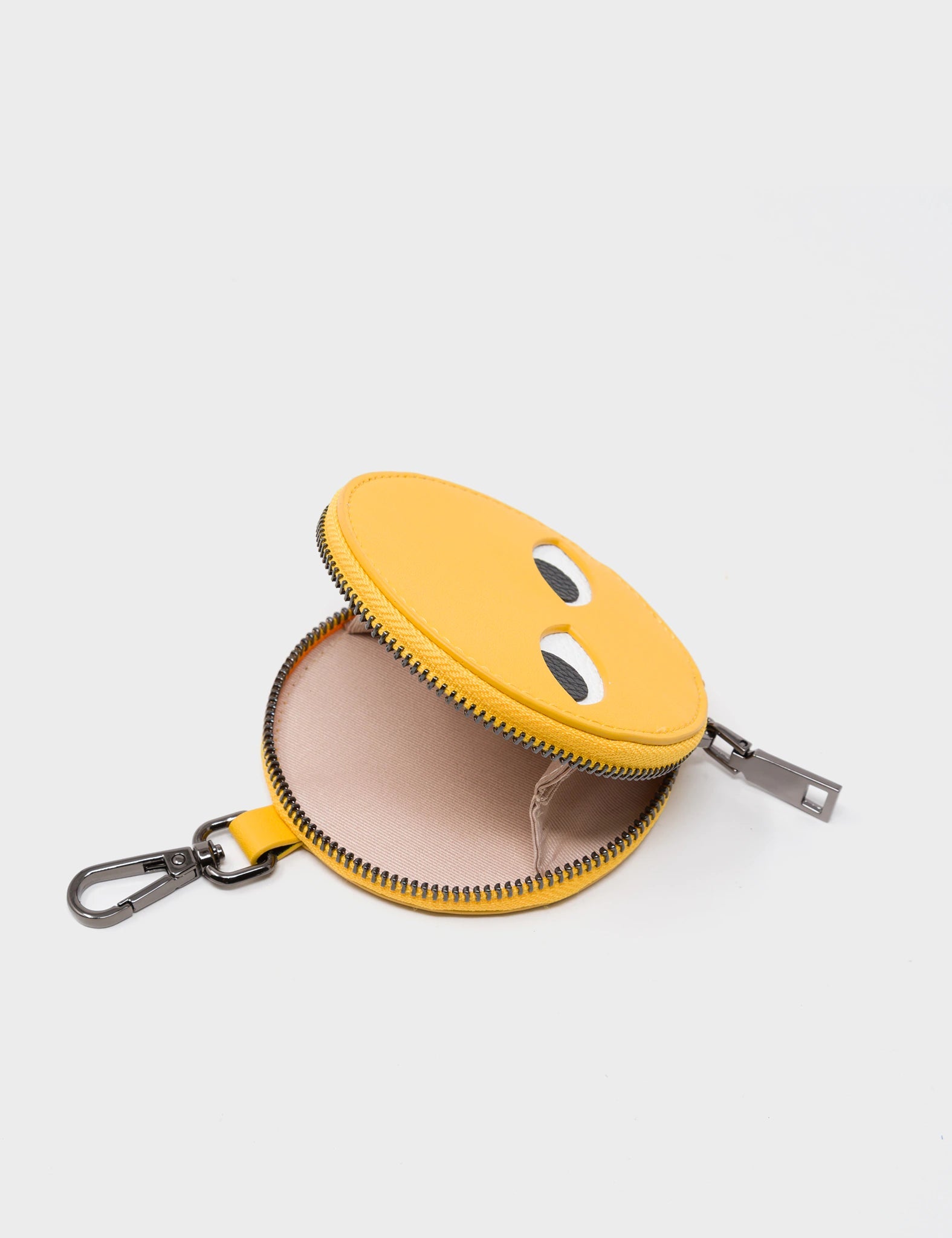 Dottie Yellow Leather Pouch Charm - Cute Keychain Accessory for Women, Handmade Genuine Leather Gift for Her | Perfect for Keys, Bags & Everyday Carry