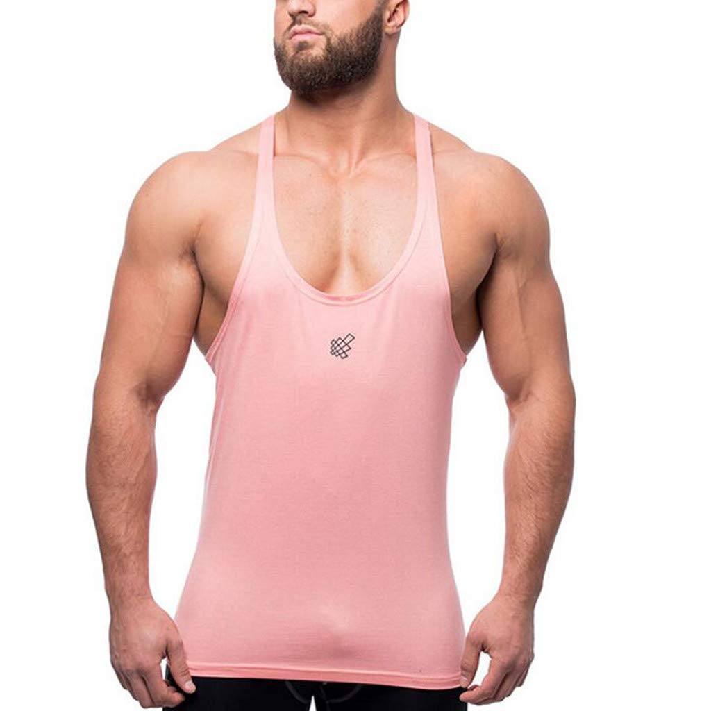 Men's Fitness Tank Top - Breathable Workout Shirt for Bodybuilding, Gym & Running | Sleeveless Athletic Vest for Summer Training & Sports