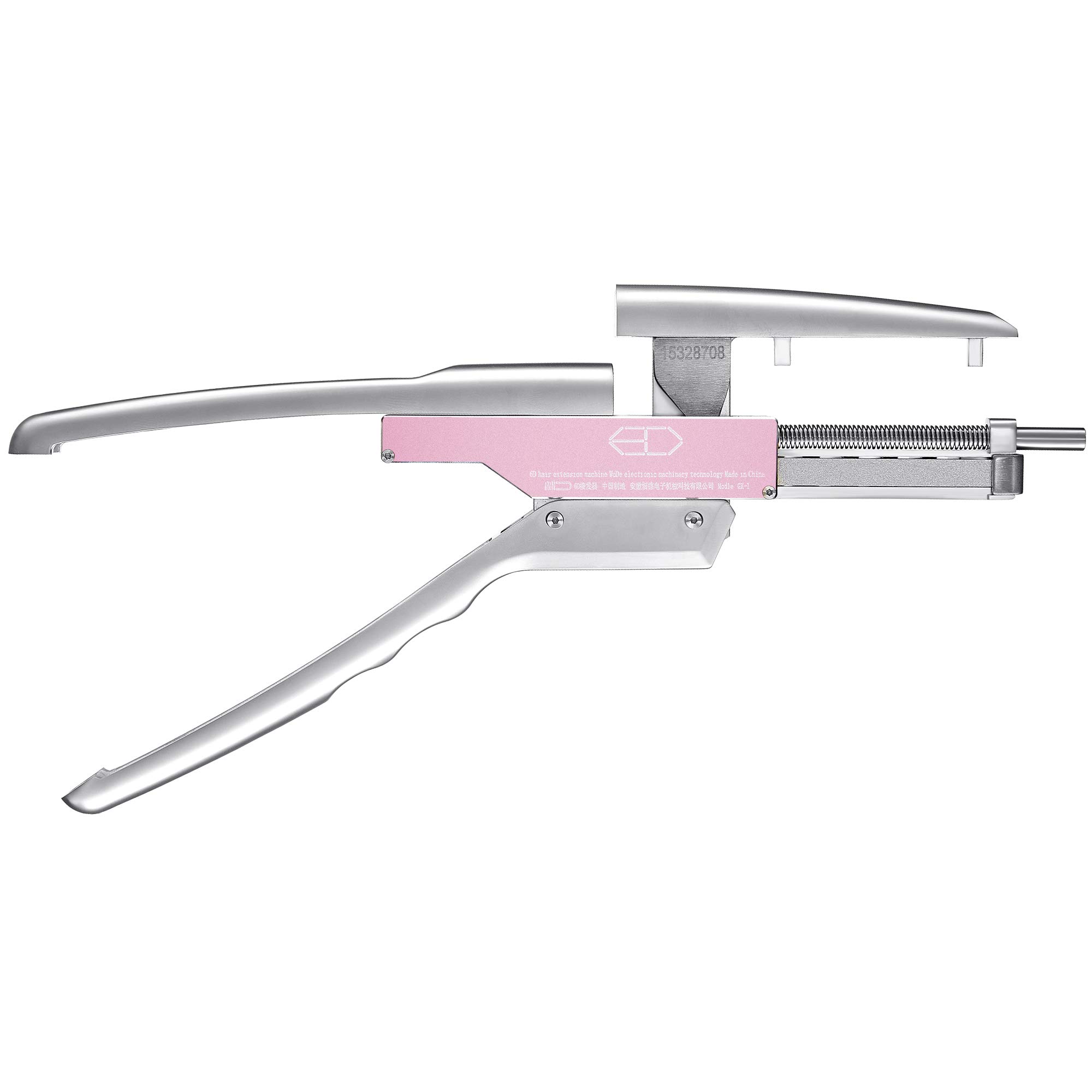 6D Hair Extensions Machine Kit - 2nd Gen No-Trace Human Hair Extension Tool (GT Purple) | Professional Salon Quality Hair Weaving System for Volume & Length | Perfect for Weddings, Parties & Daily Styling