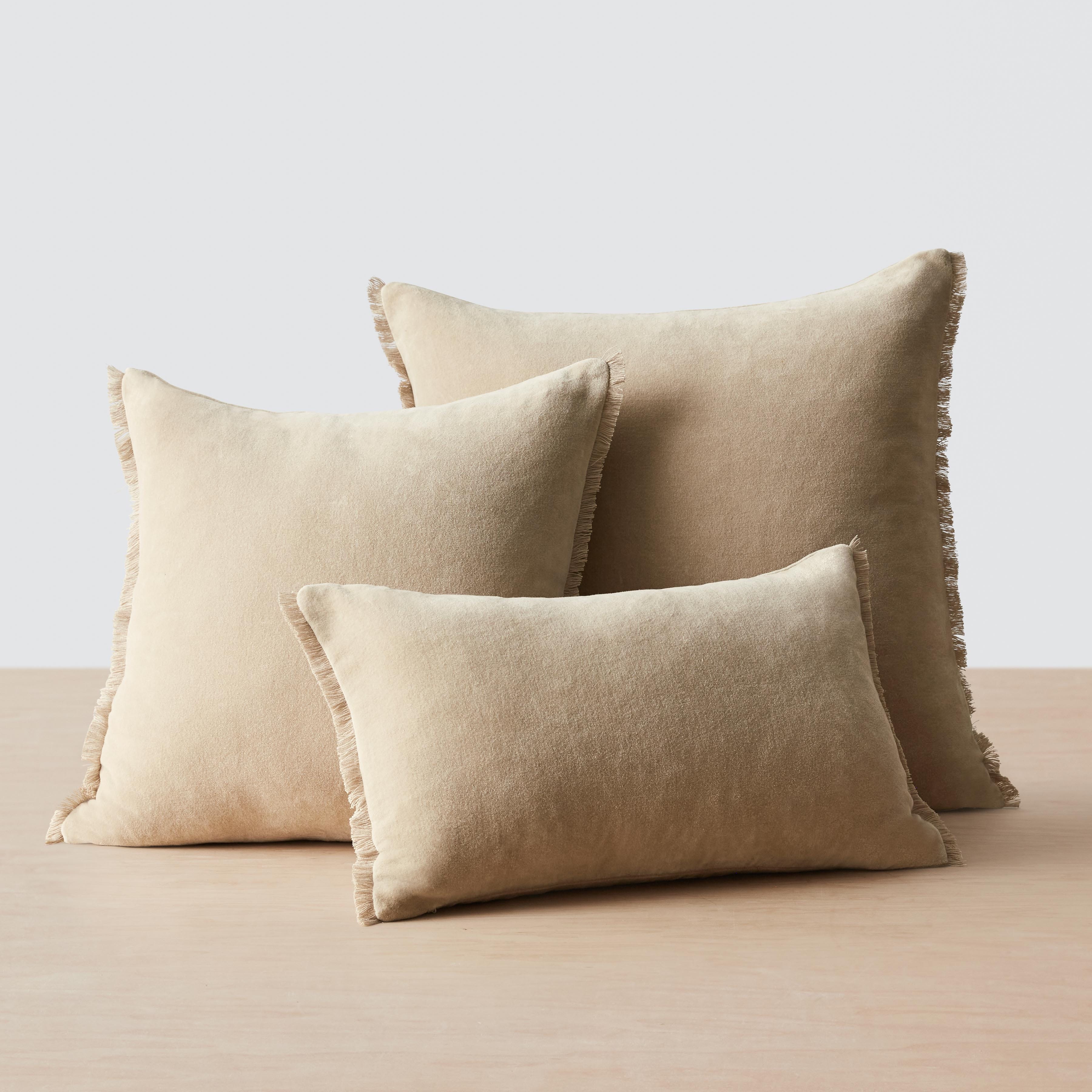 Luxury Velvet Throw Pillow Covers - Soft Decorative Cushion for Sofa, Bed & Home Decor - Elegant Living Room & Bedroom Accent - Set of 2 (18x18 Inches)