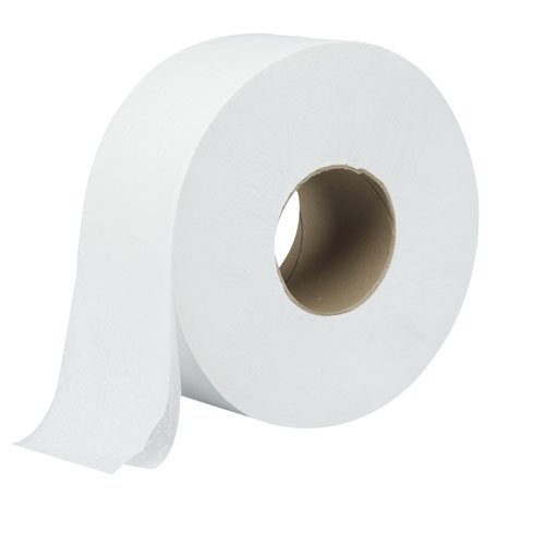 Atlas Paper Mills 710GREEN Green Heritage Jumbo Toilet Tissue - 1-Ply, White, 9-inch Diameter, 12 Rolls per Case | Eco-Friendly Bathroom Tissue for Home, Office & Commercial Use