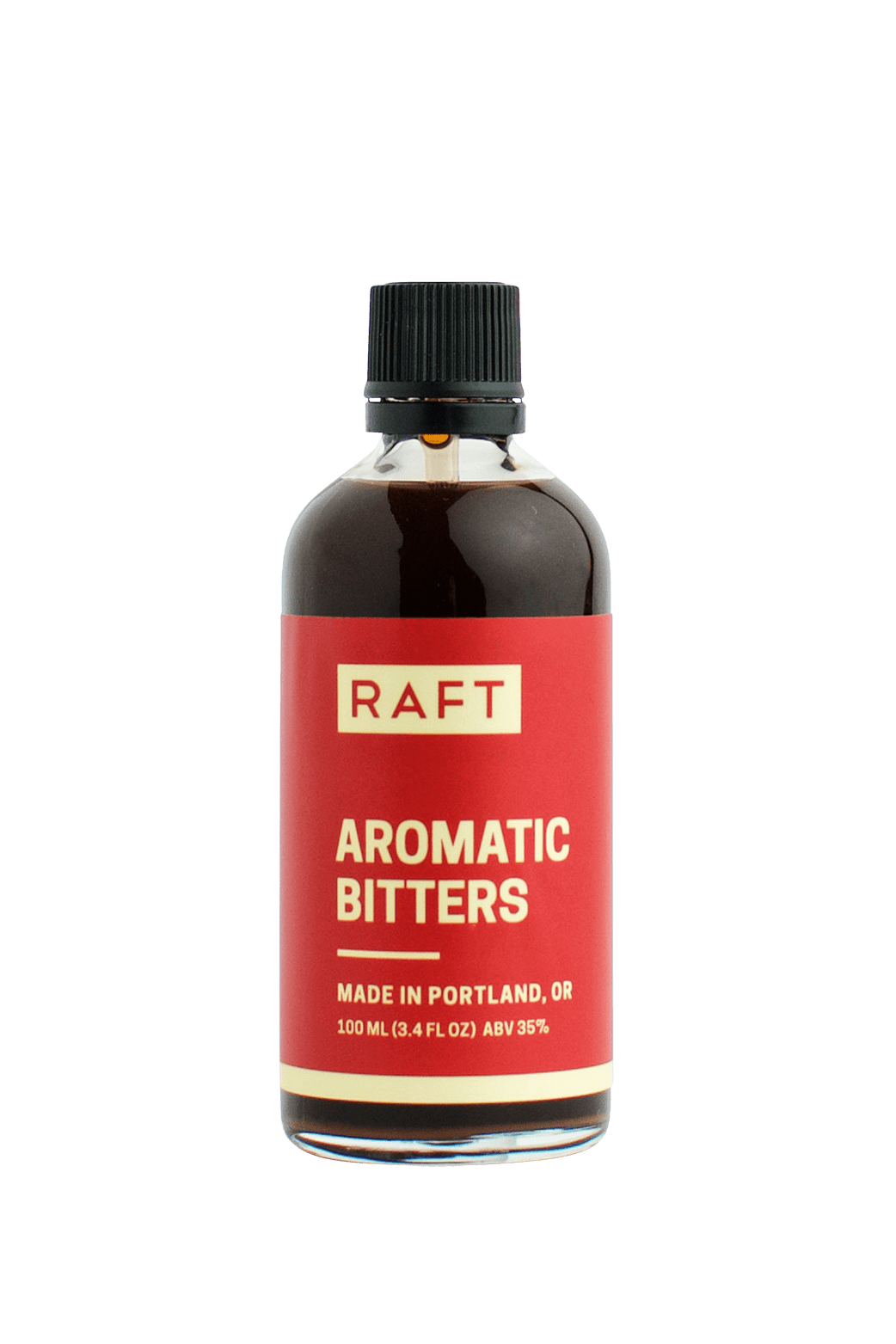 Premium Raft Aromatic Bitters - Craft Cocktail Bitters for Old Fashioned, Manhattan & Mixology - Perfect for Home Bars & Professional Bartenders