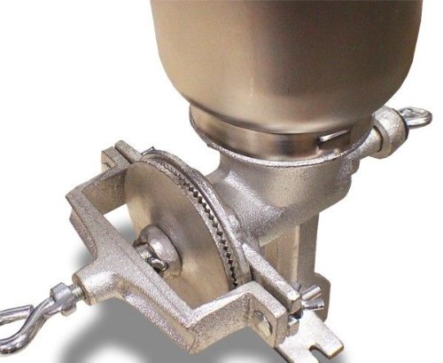 Premium Cast Iron Corn Grain Coffee Grinder Mill - Heavy Duty Manual Hand Crank for Fresh Coffee, Spices & Nuts - Perfect for Home, Camping & Off-Grid Use