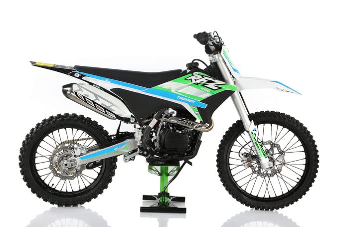 Apollo RFZ Thunder 250cc Dirt Bike - Green Off-Road Motorcycle for Adults & Teens | Perfect for Trail Riding, Motocross & Off-Road Adventures