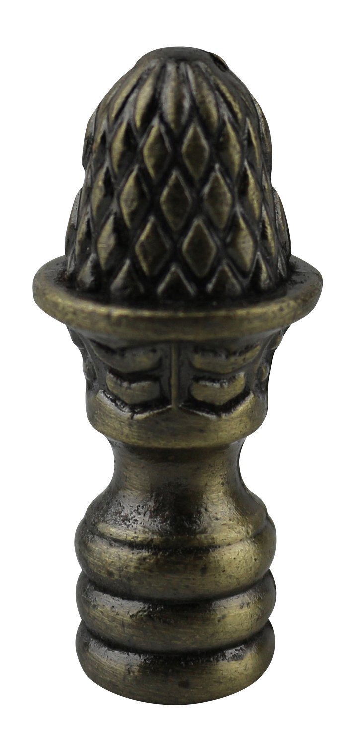 Artichoke Lamp Finial - 1 11/16 Inch Tall Decorative Lighting Accent for Table Lamps & Ceiling Fixtures
