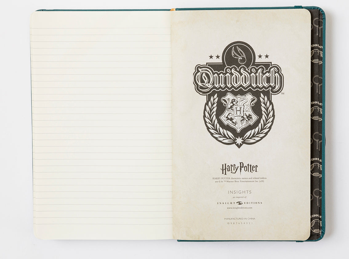 Harry Potter Quidditch Hardcover Ruled Notebook - Official Wizarding World Journal for Writing, Note Taking & Collectors - Perfect Gift for Potterheads & Book Lovers
