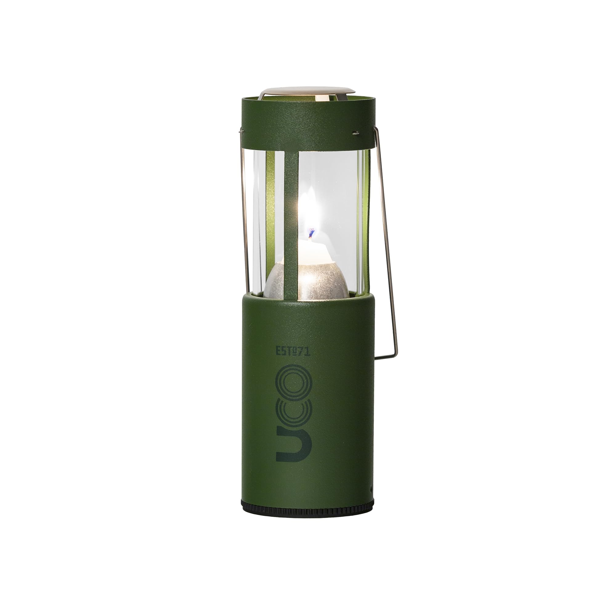 Vintage Style Metal Candle Lantern with Rustic Powder Coating - Perfect for Outdoor Patio, Garden Decor & Cozy Indoor Ambiance