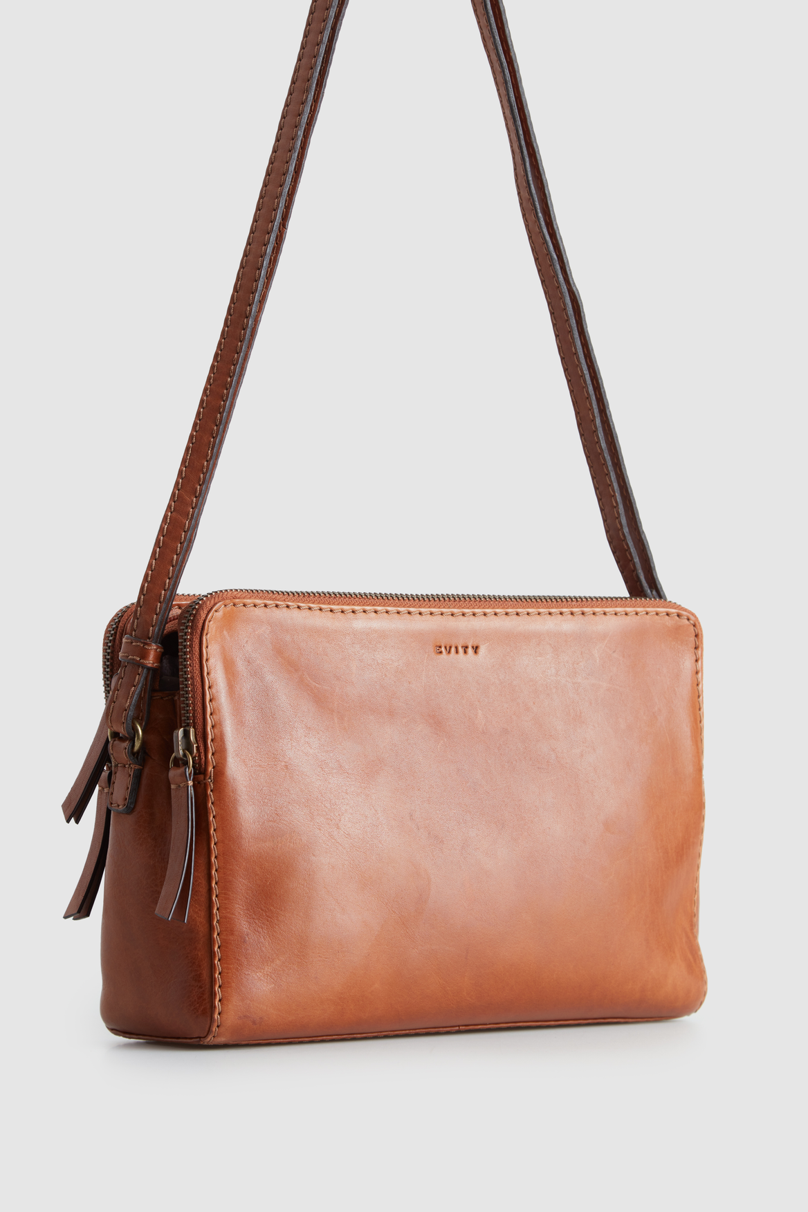 Stylish Maya Leather Crossbody Bag for Women - Genuine Leather Shoulder Purse with Adjustable Strap - Perfect for Travel, Work & Everyday Use