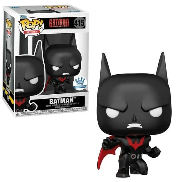 Funko DC Pop Batman Beyond (Crouching) Vinyl Figure - Funko Shop Exclusive Collectible for DC Comics Fans | Perfect for Display, Gifts, and Batman Memorabilia Collections