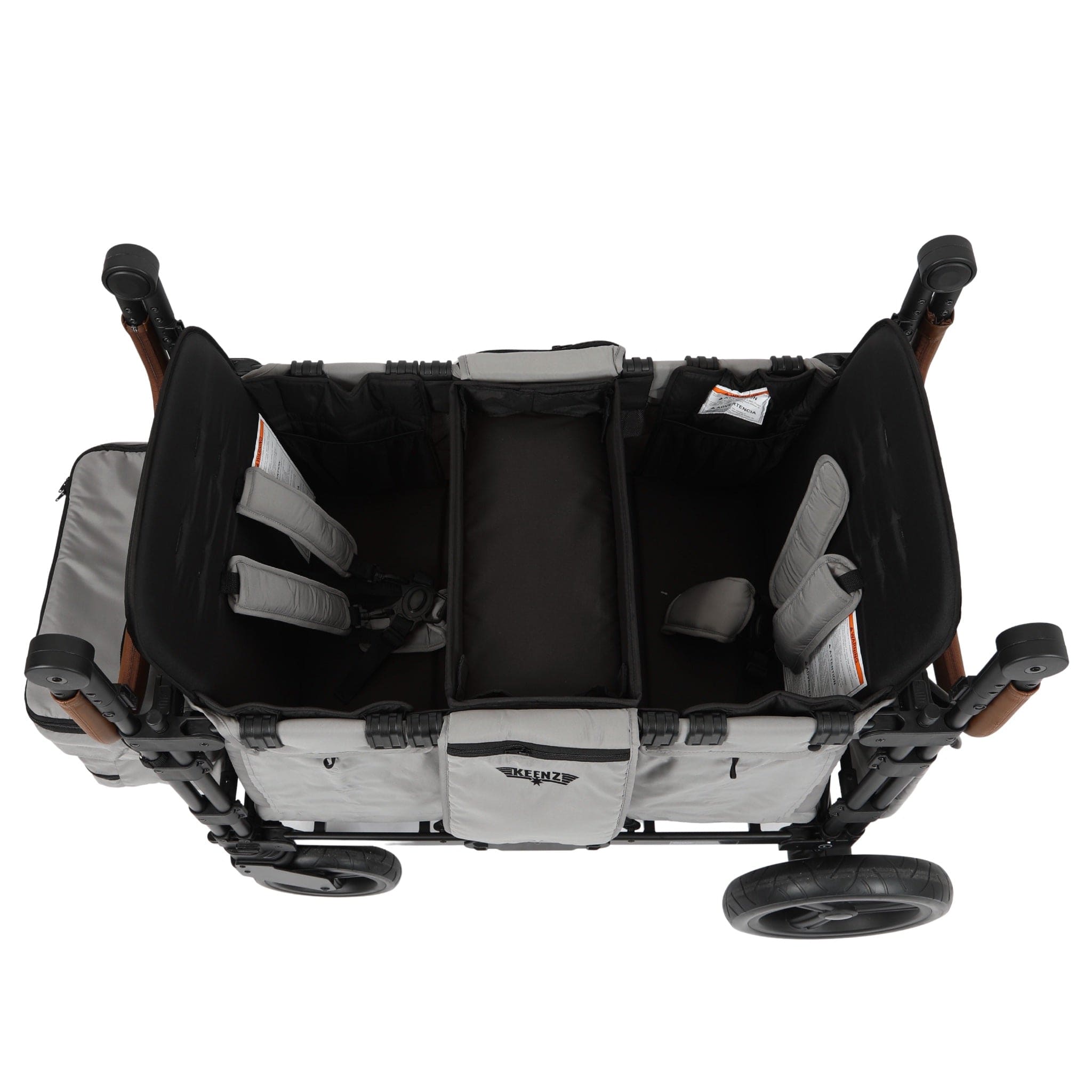 Keenz XC 2.0 2 Passenger Stroller Wagon - Lightweight Foldable All-Terrain Wagon for Kids | Perfect for Beach, Park, Camping & Outdoor Adventures