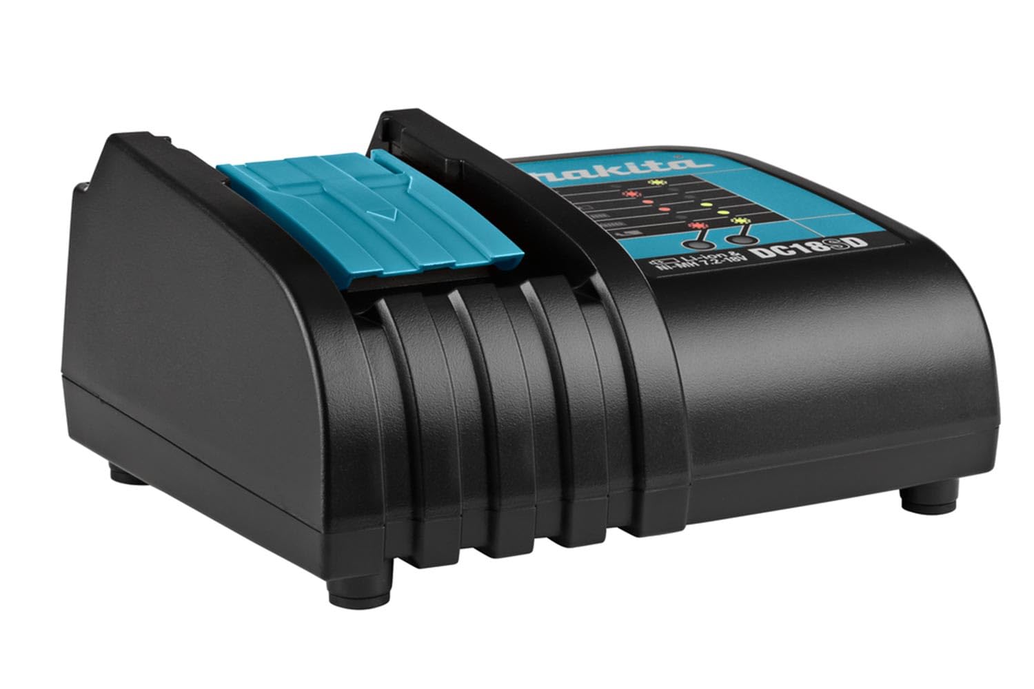 Makita DC18SD Fast Charger for 18V Li-Ion Batteries - Compatible with Makita Power Tools | Perfect for Construction, DIY Projects & Professional Use