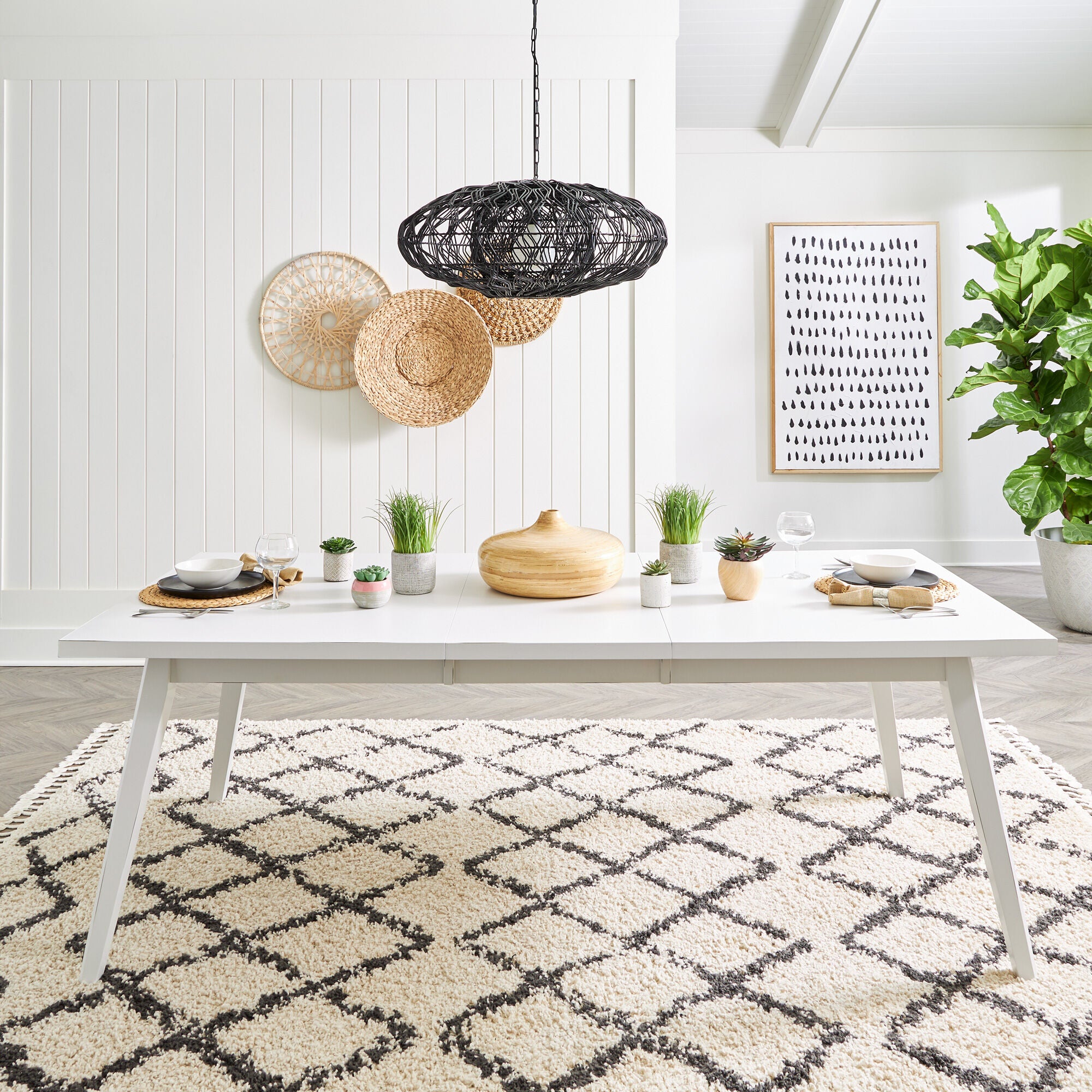 Rustic Capeside Cottage Dining Table - Solid Wood Farmhouse Kitchen Table for 6 - Perfect for Family Dinners & Cozy Gatherings