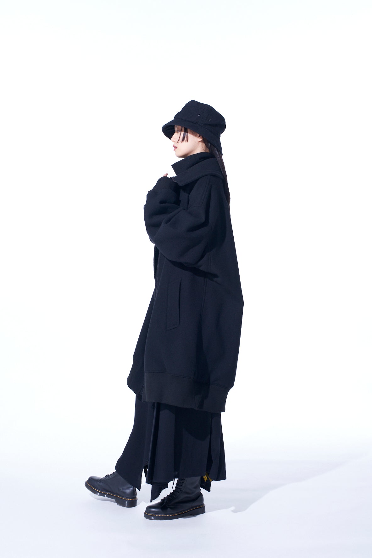 Double Weave Melton Oversized Long Truck Top - Stylish & Comfortable Winter Wear for Men & Women | Perfect for Casual Outfits, Layering & Cold Weather Fashion