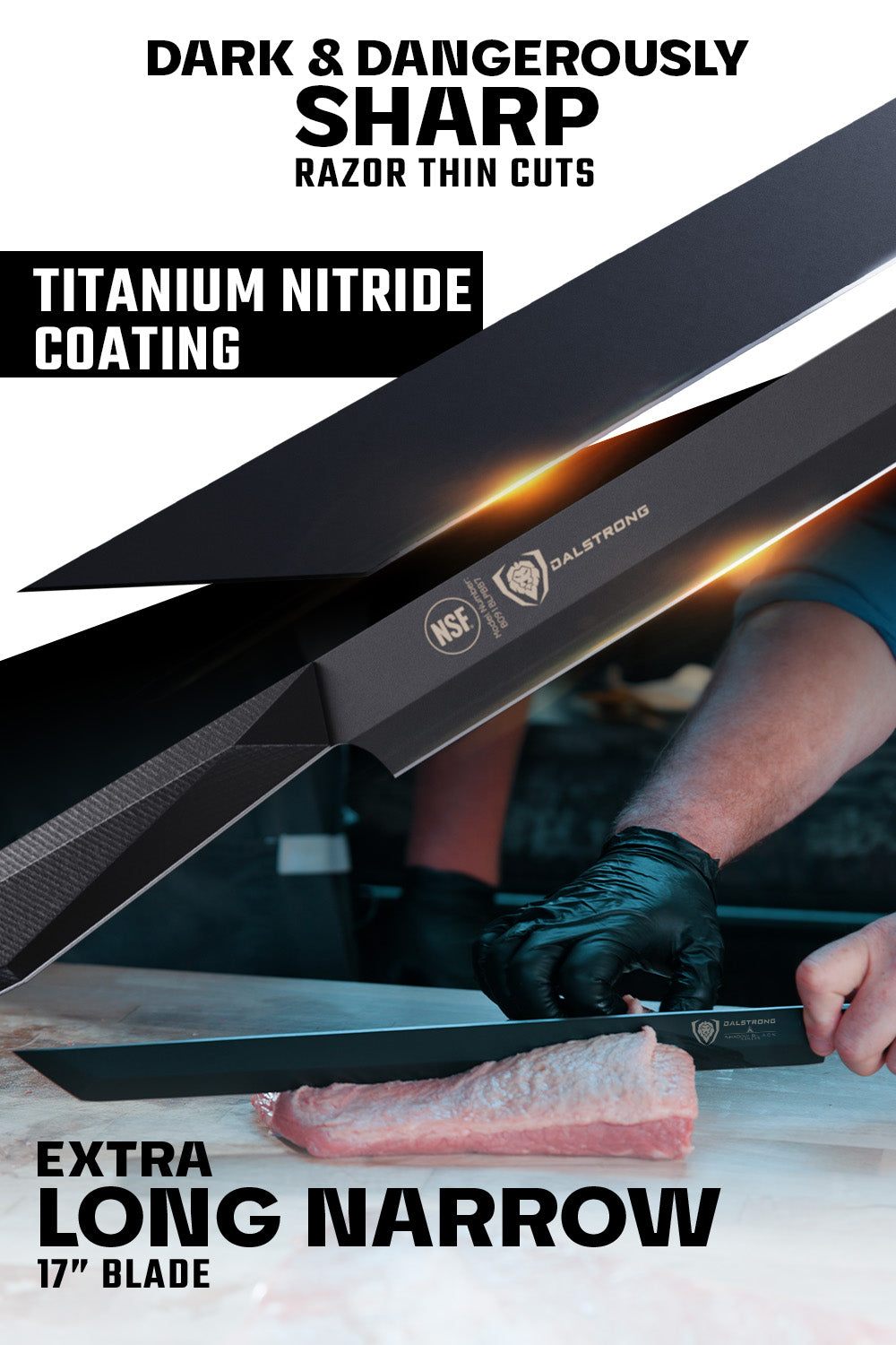 Premium Dalstrong Tuna Slicing Knife 17