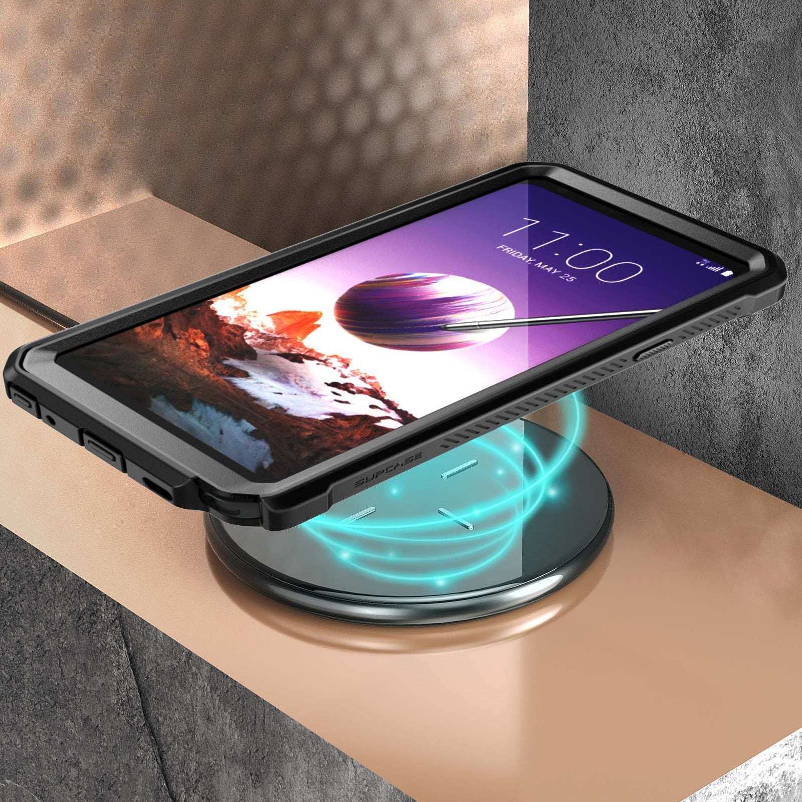 LG Stylo 5 Unicorn Beetle Pro Rugged Holster Case - Heavy Duty Protective Cover with Kickstand & Belt Clip - Perfect for Construction, Outdoor Work & Active Lifestyles