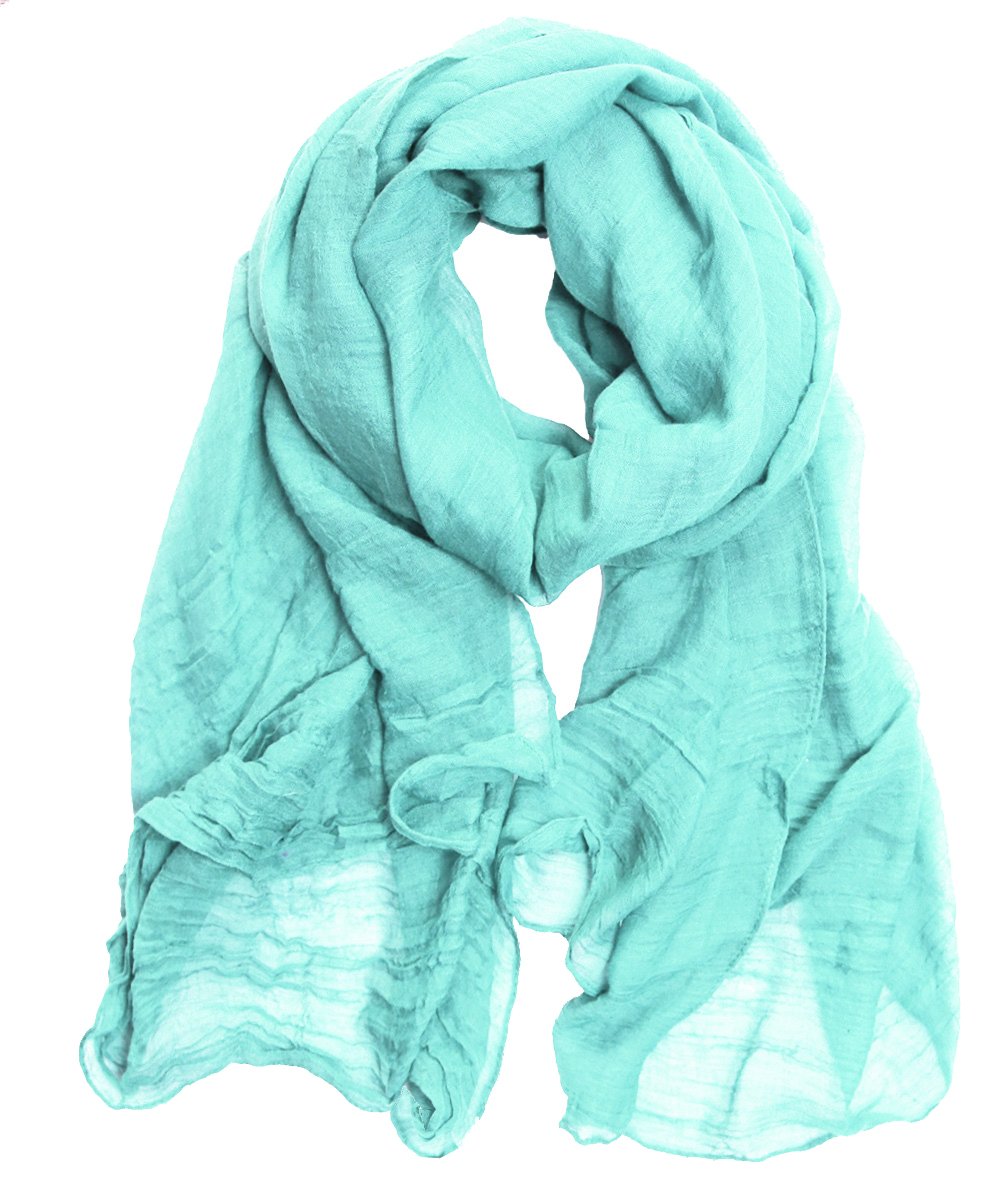 KMystic Large Plain Solid Basic Scarf - Soft Muslim Hijab, Travel Shawl & Fashion Wrap for Women - Perfect for Daily Wear, Prayer & Outdoor Activities