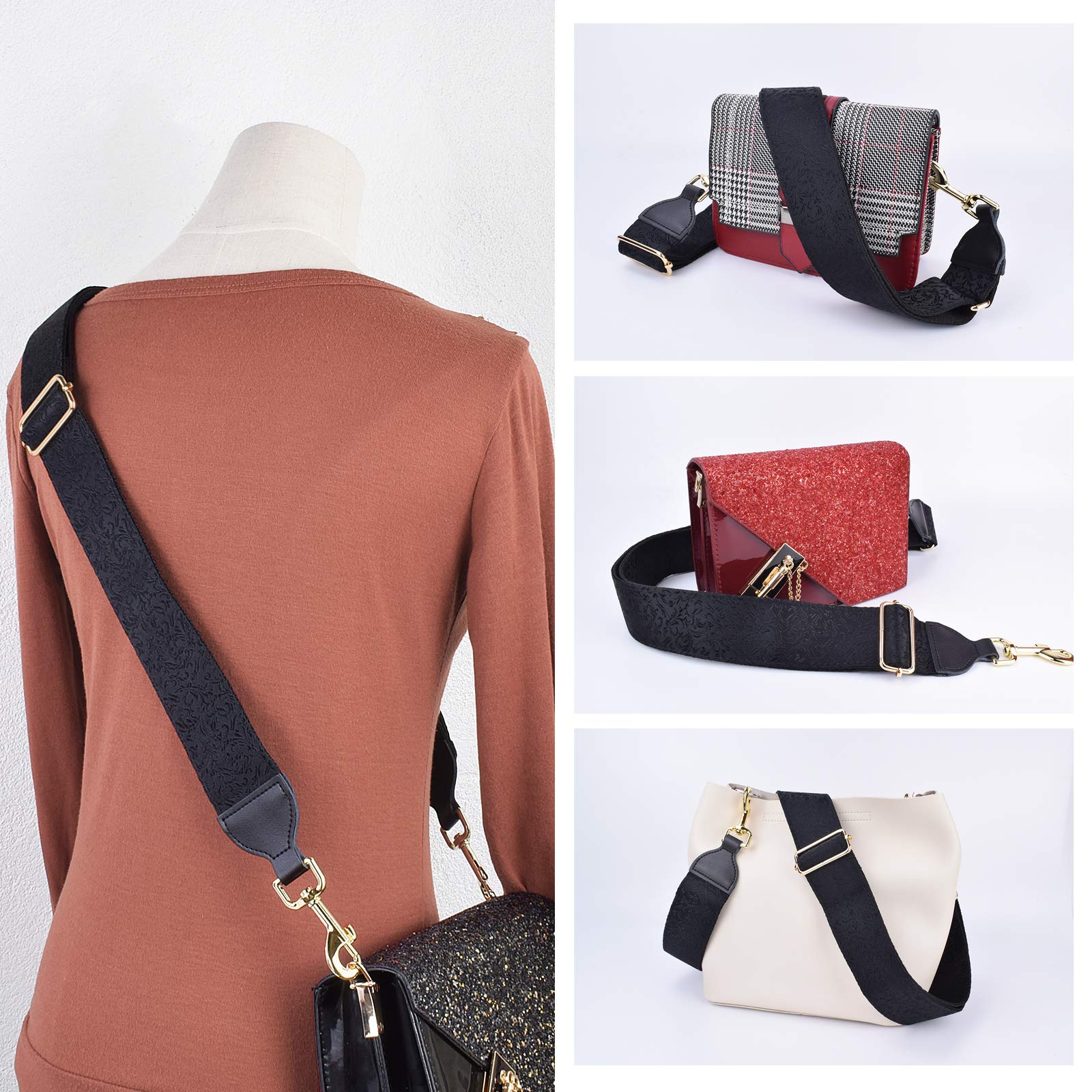 CLOUDMUSIC Handbag Strap Replacement - Adjustable Shoulder & Crossbody Purse Strap for Women & Girls | Perfect for Everyday Use, Travel & Fashion Accessories