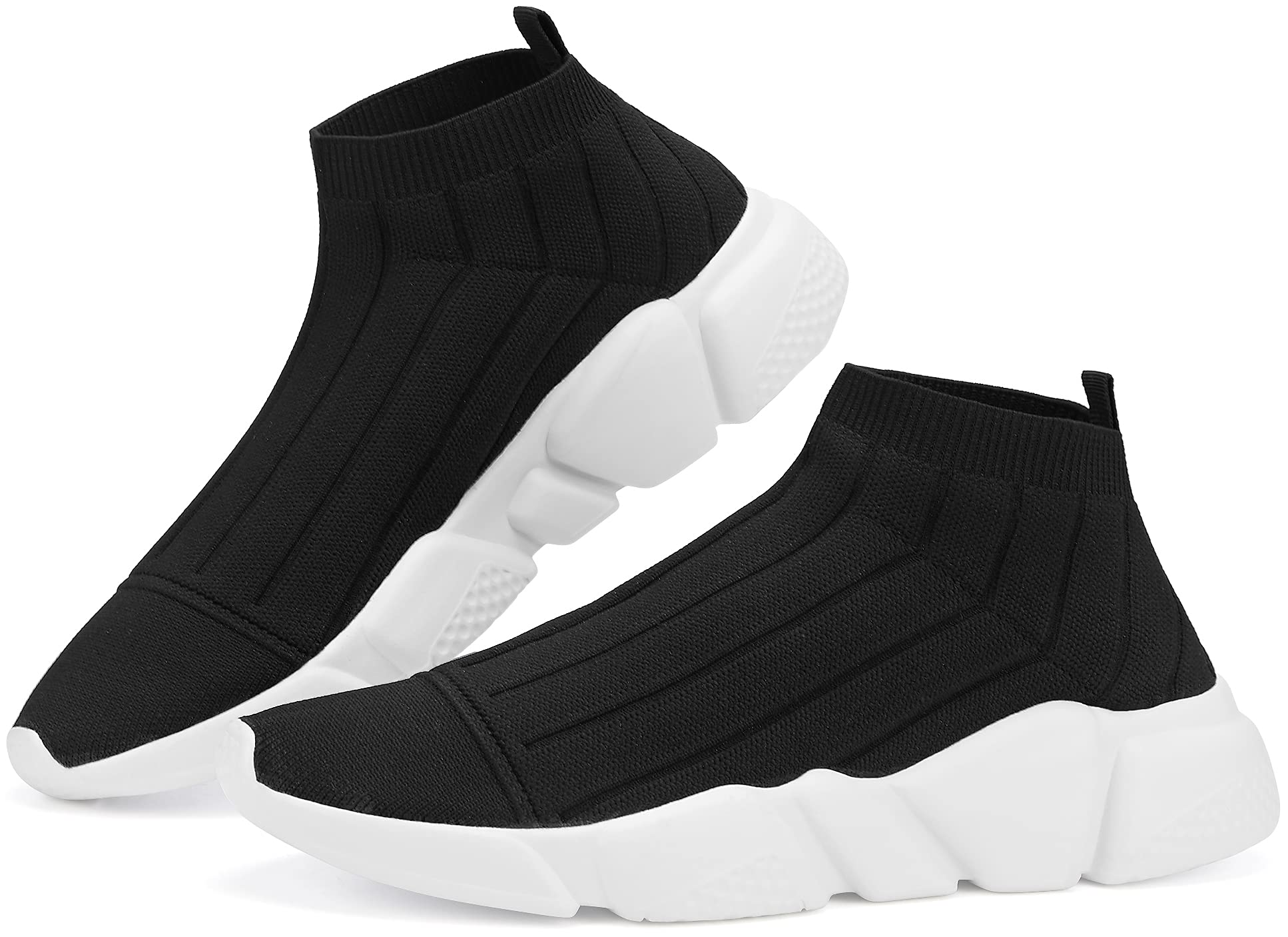 Santiro Men's Breathable Slip-On Sneakers - Lightweight Gym, Tennis, Running & Walking Shoes for Men - Perfect for Workouts, Sports & Casual Wear